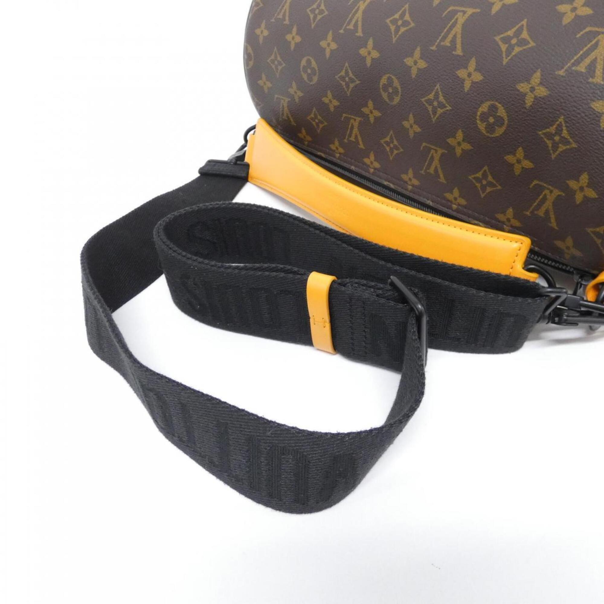 Louis Vuitton Marron Saffron Coated Canvas Shoulder Bag (Pre-Owned)