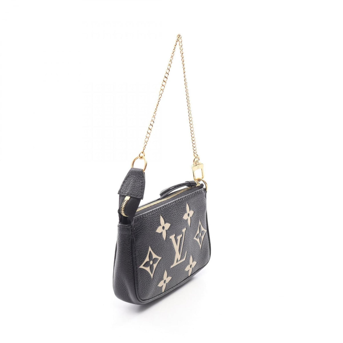 Louis Vuitton Black Monogram Empreinte Handbag Pochette (Pre-Owned)
