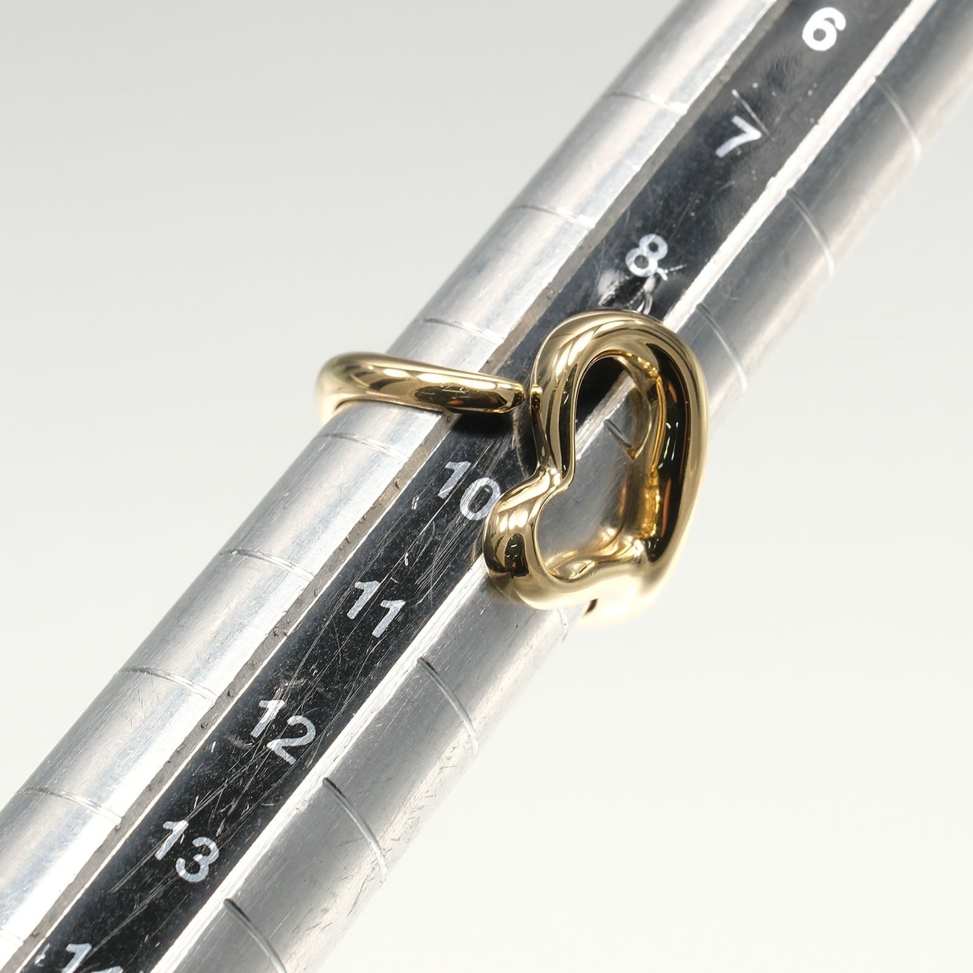 Tiffany Open Heart Yellow Gold (18K) Band Ring (Pre-Owned)