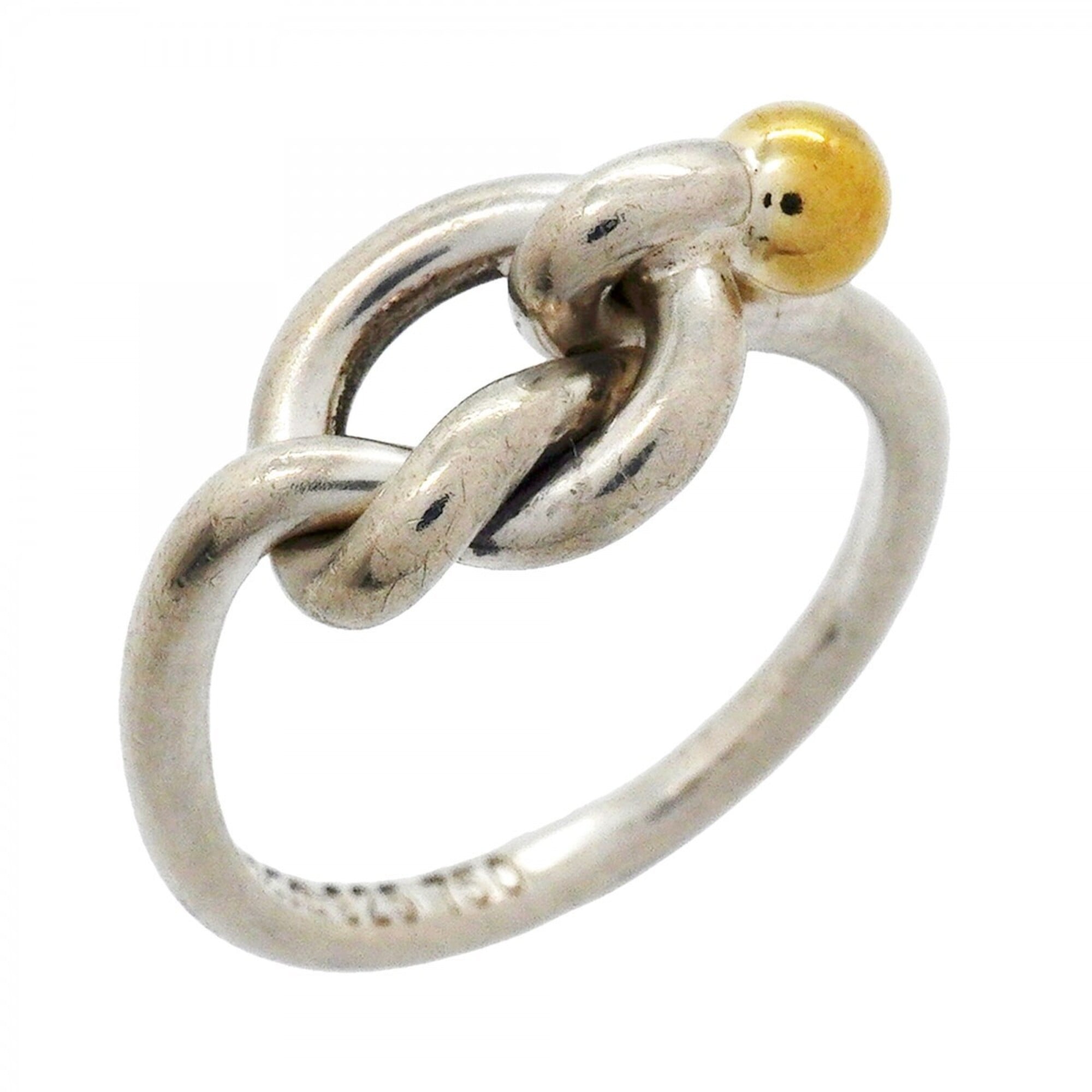 Tiffany Yellow Gold (18K) Silver 925 Band Ring (Pre-Owned)