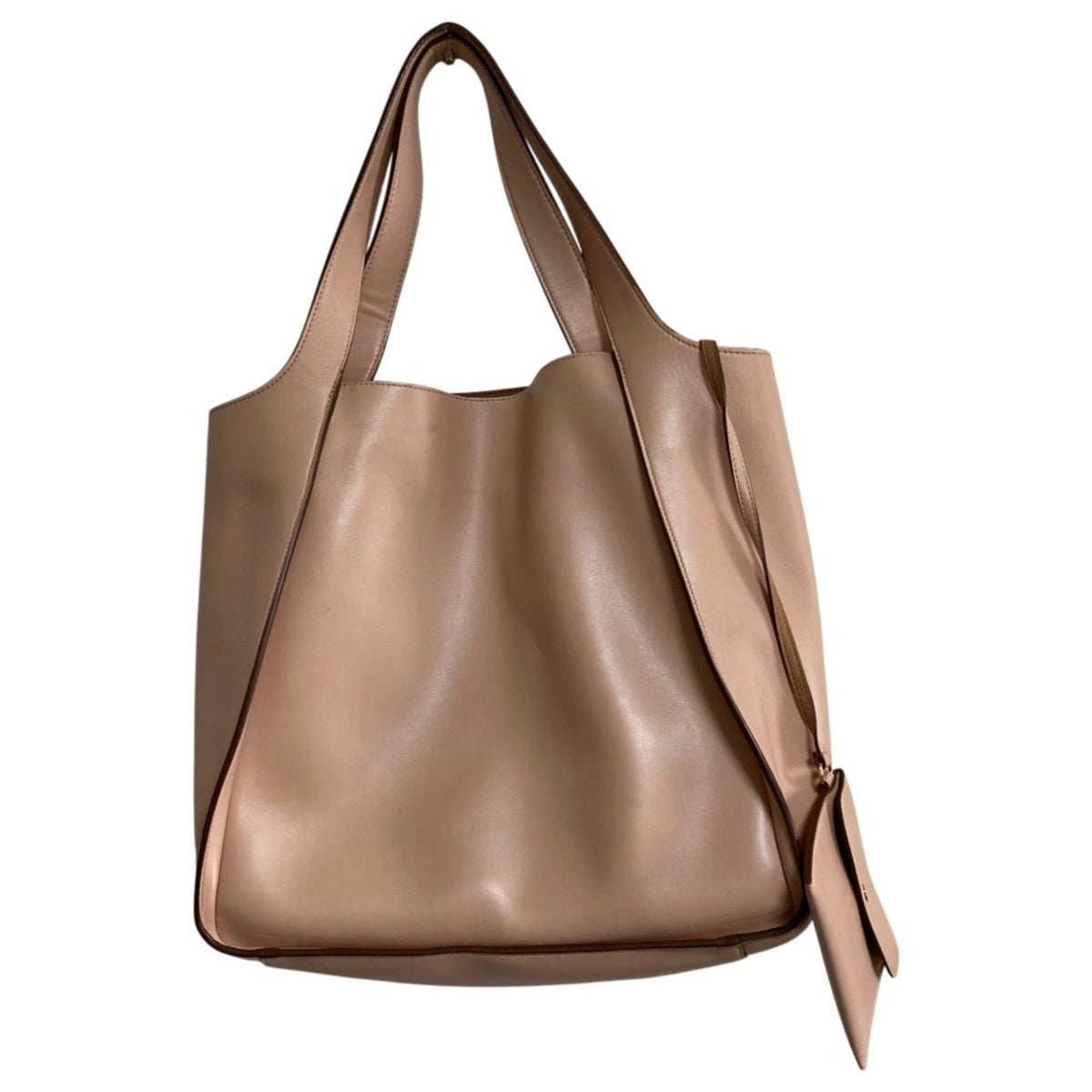 Stella Mccartney Pink Beige Handbag Pouch Tote Bag (Pre-Owned)