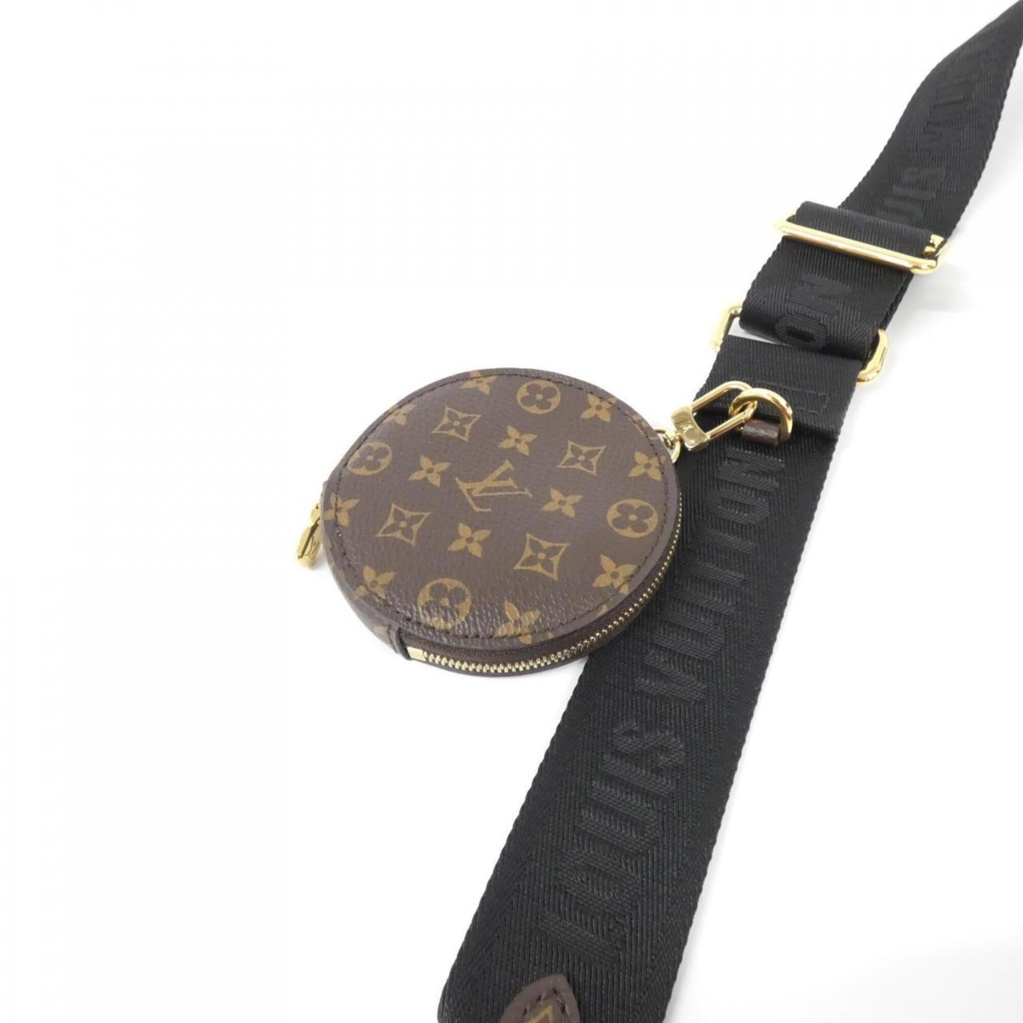 Louis Vuitton Black Fuchsia Nylon Pochette Pouch Shoulder Bag (Pre-Owned)