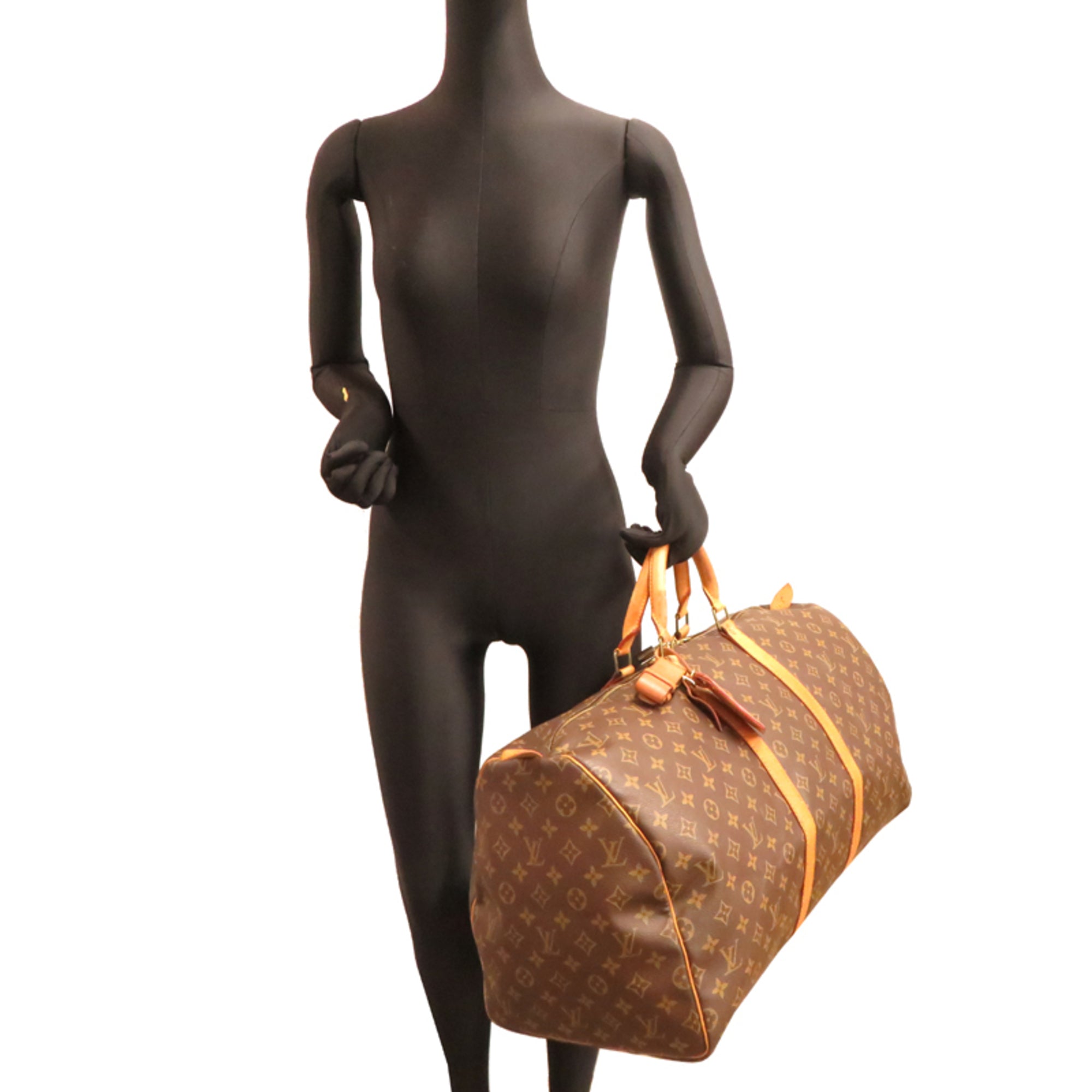 Louis Vuitton Brown Monogram Boston Bag (Pre-Owned)