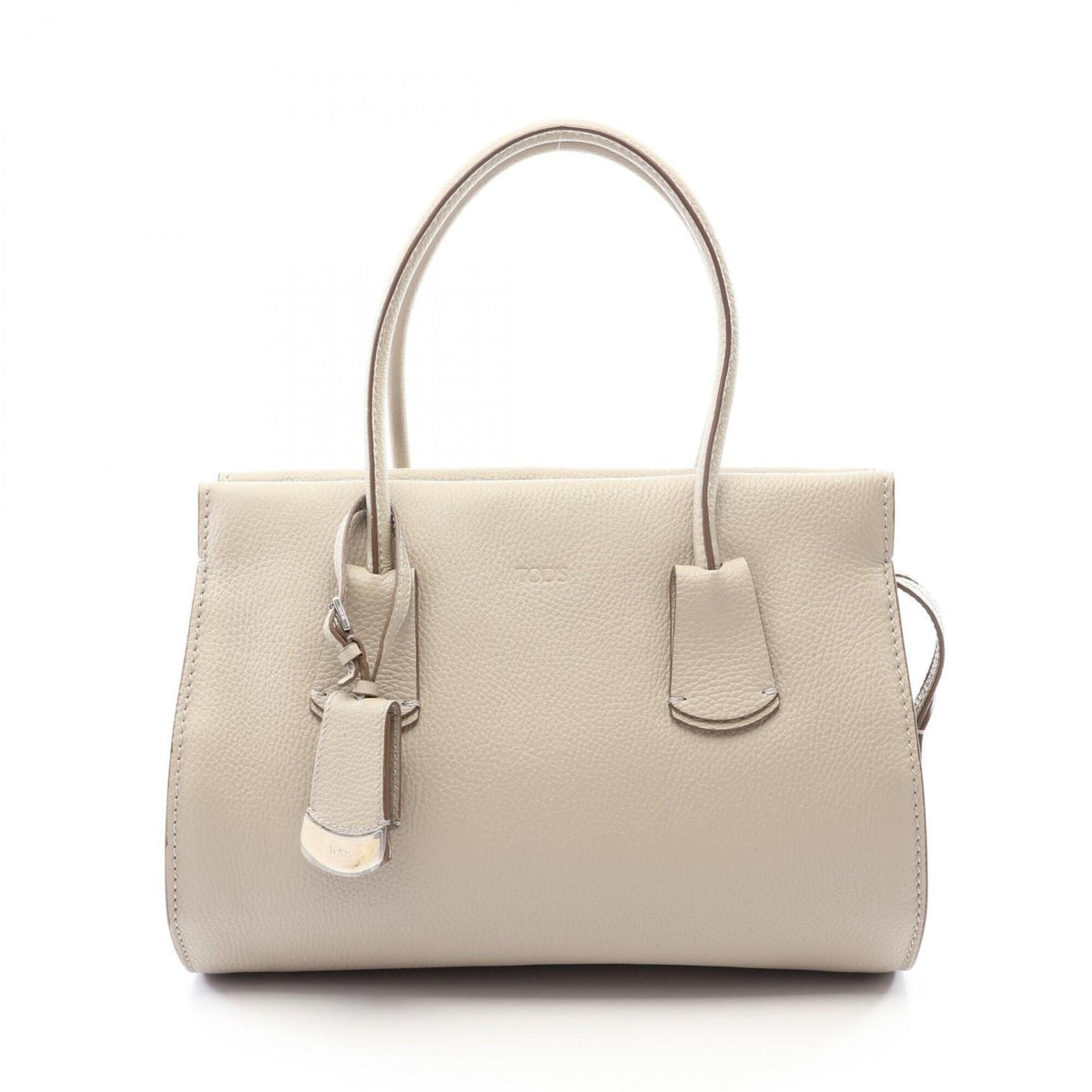 Tod's Beige Leather Tote Bag (Pre-Owned)