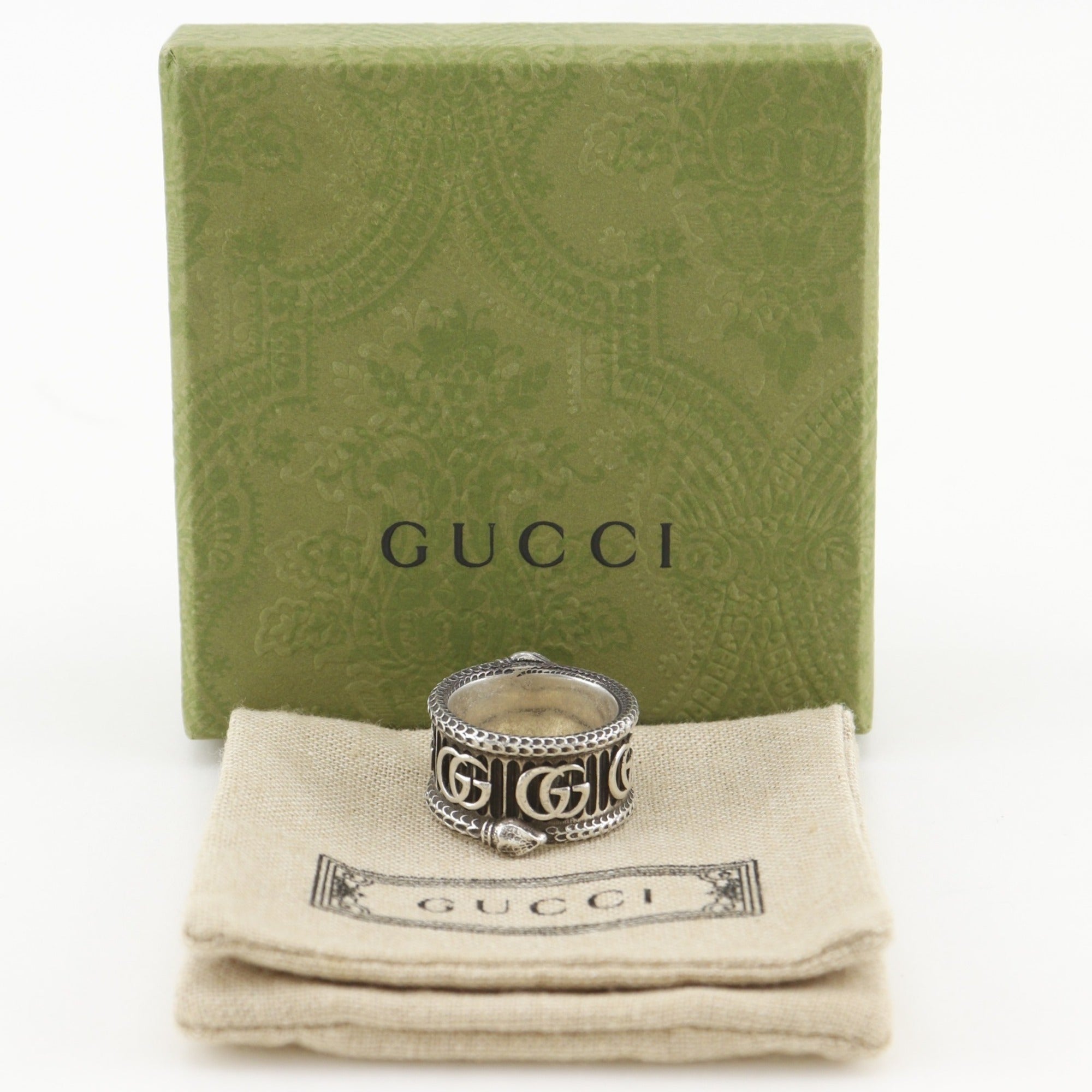Gucci Silver 925 Band Ring (Pre-Owned)