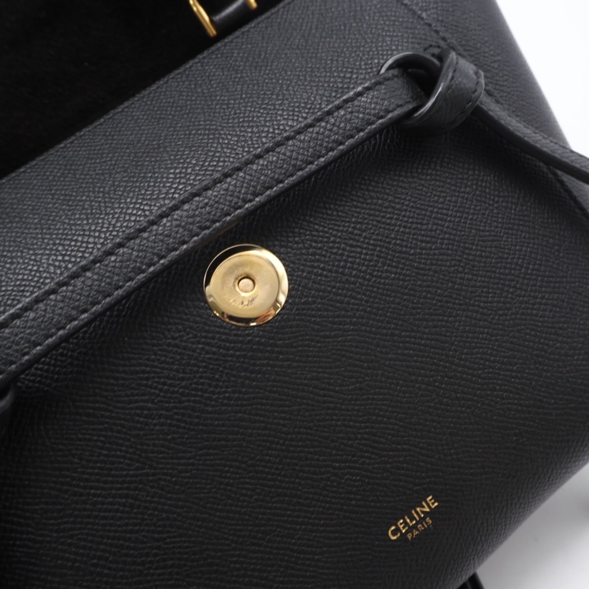 Celine Black Leather Handbag (Pre-Owned)