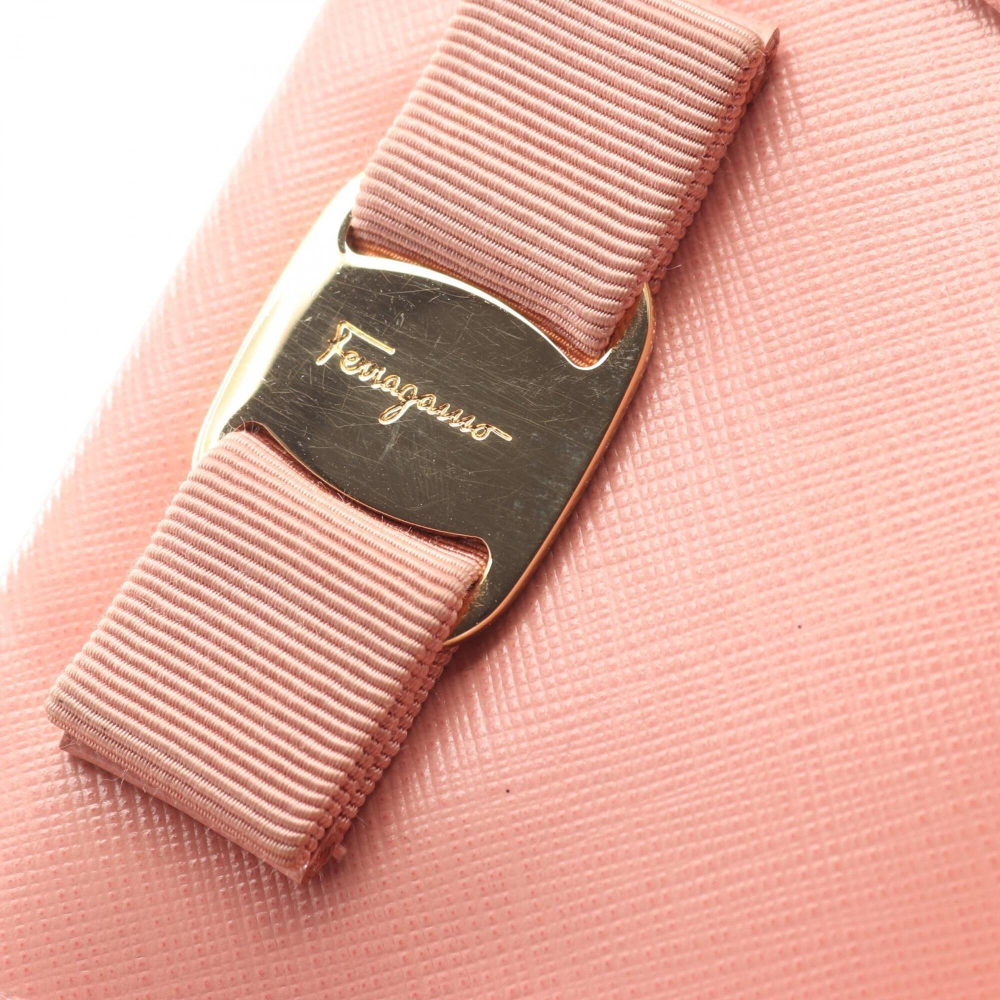 Salvatore Ferragamo Pink Leather Handbag (Pre-Owned)