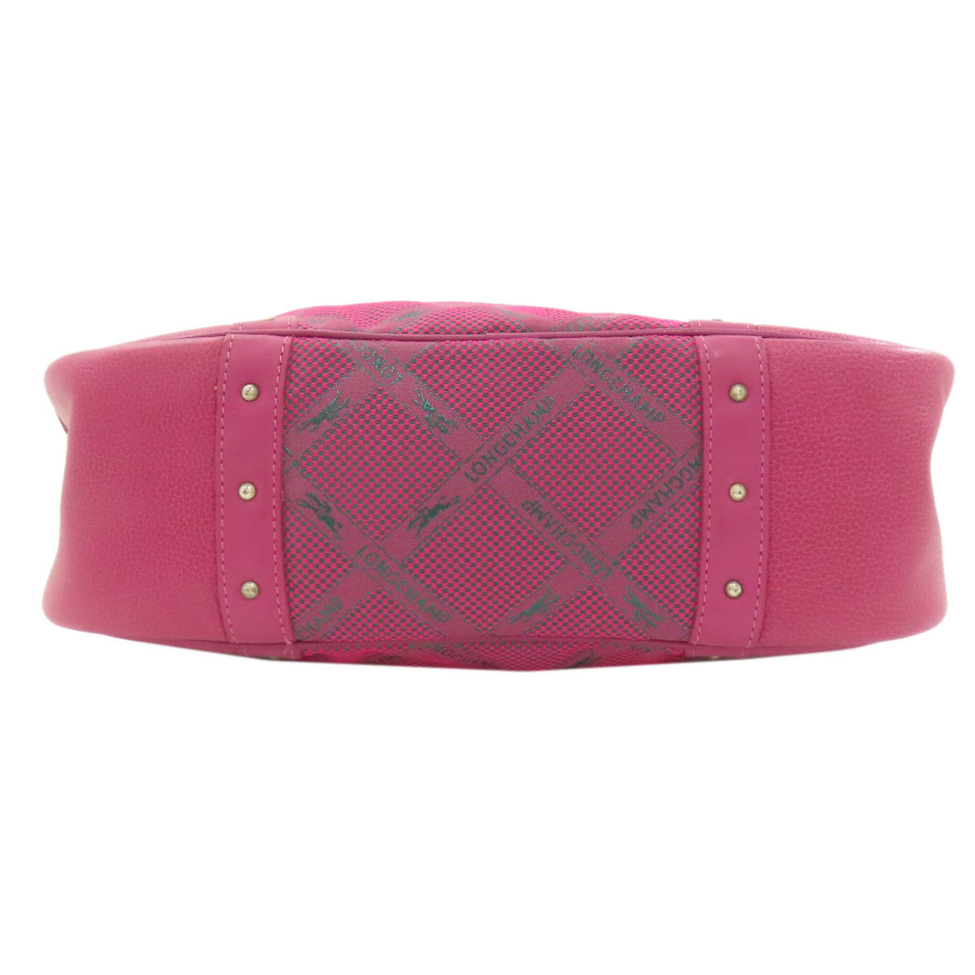 Longchamp Pink Nylon Handbag (Pre-Owned)