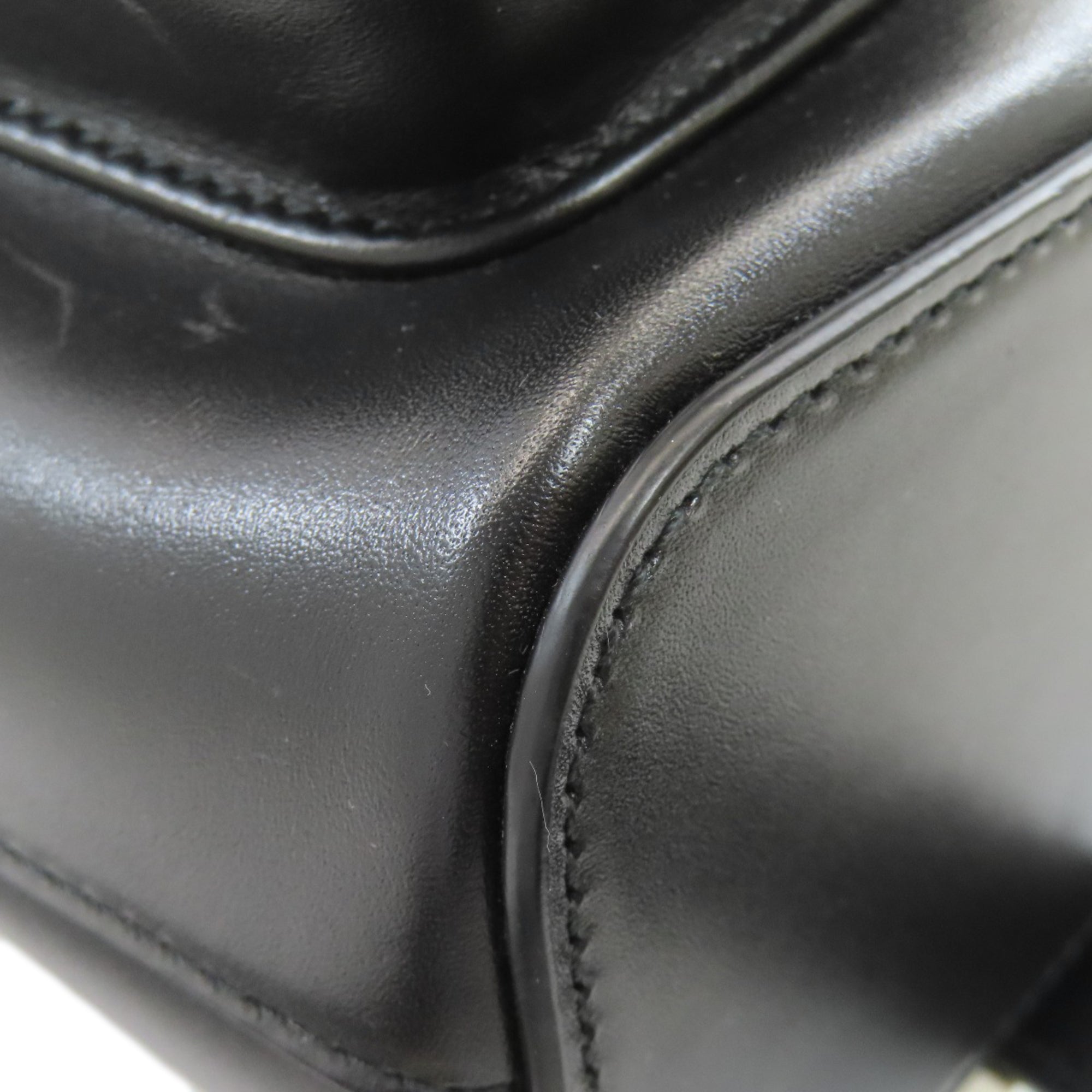 Gucci Black Leather Backpack (Pre-Owned)