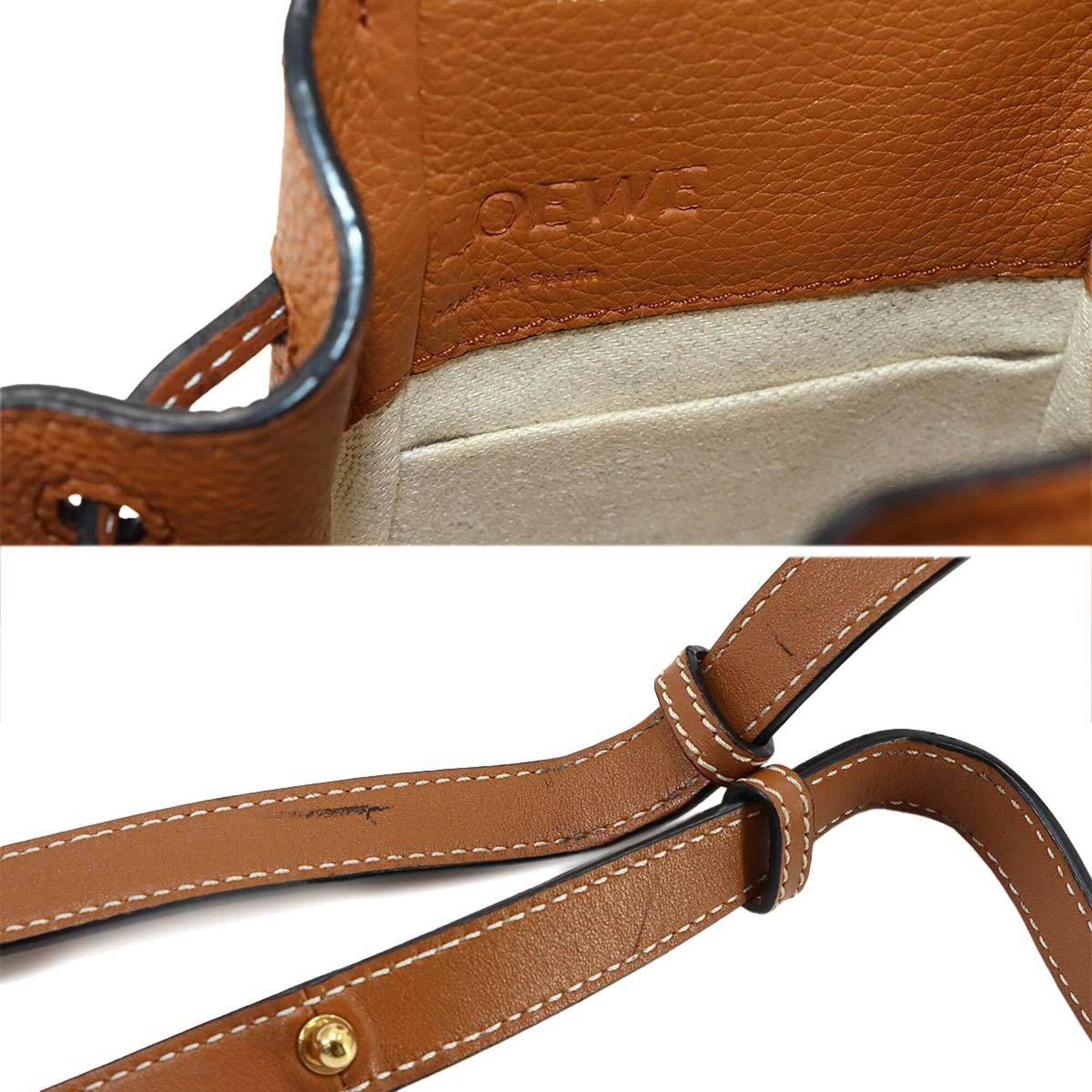 Loewe Brown Leather Handbag (Pre-Owned)