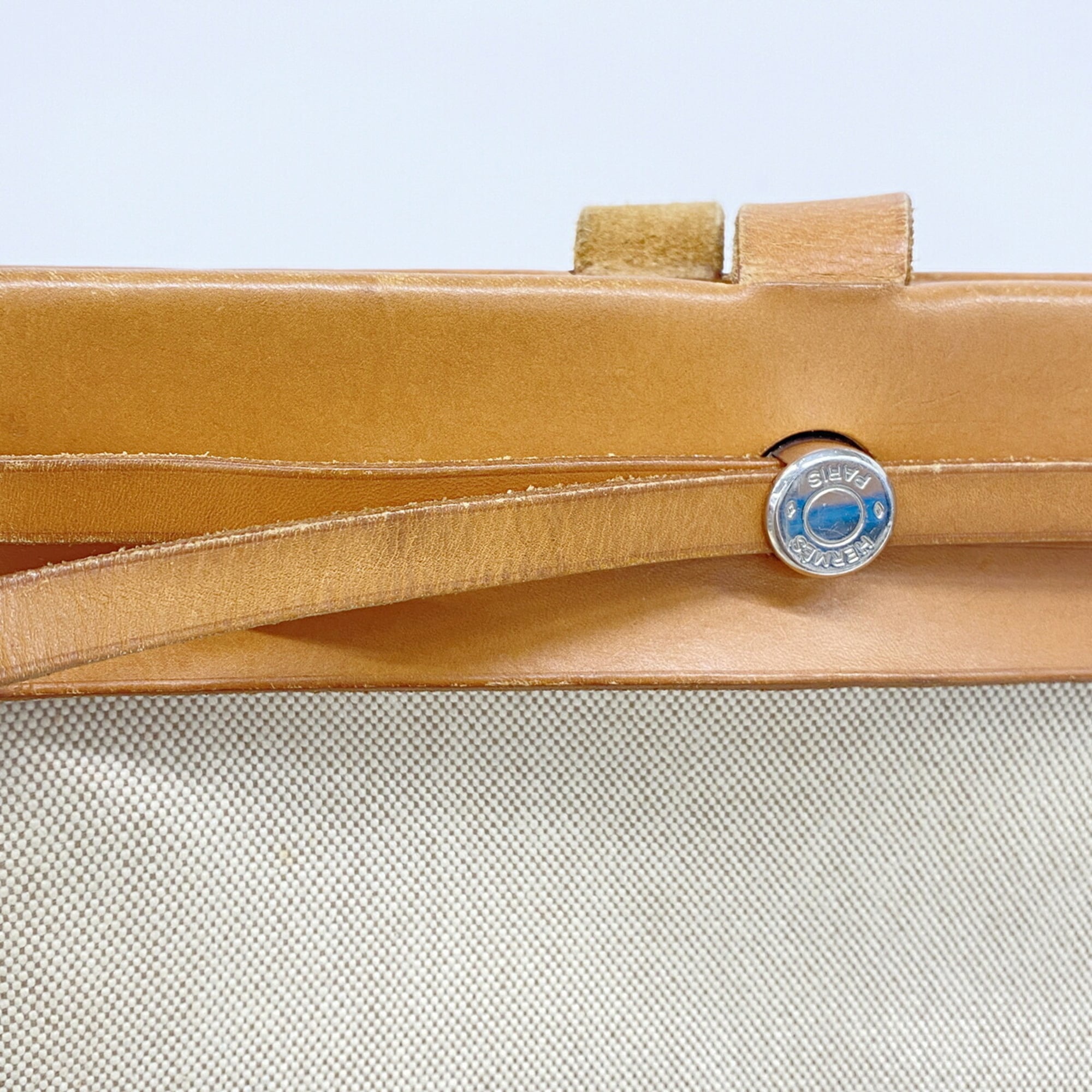 Hermes Natural Toile H Tote Bag (Pre-Owned)