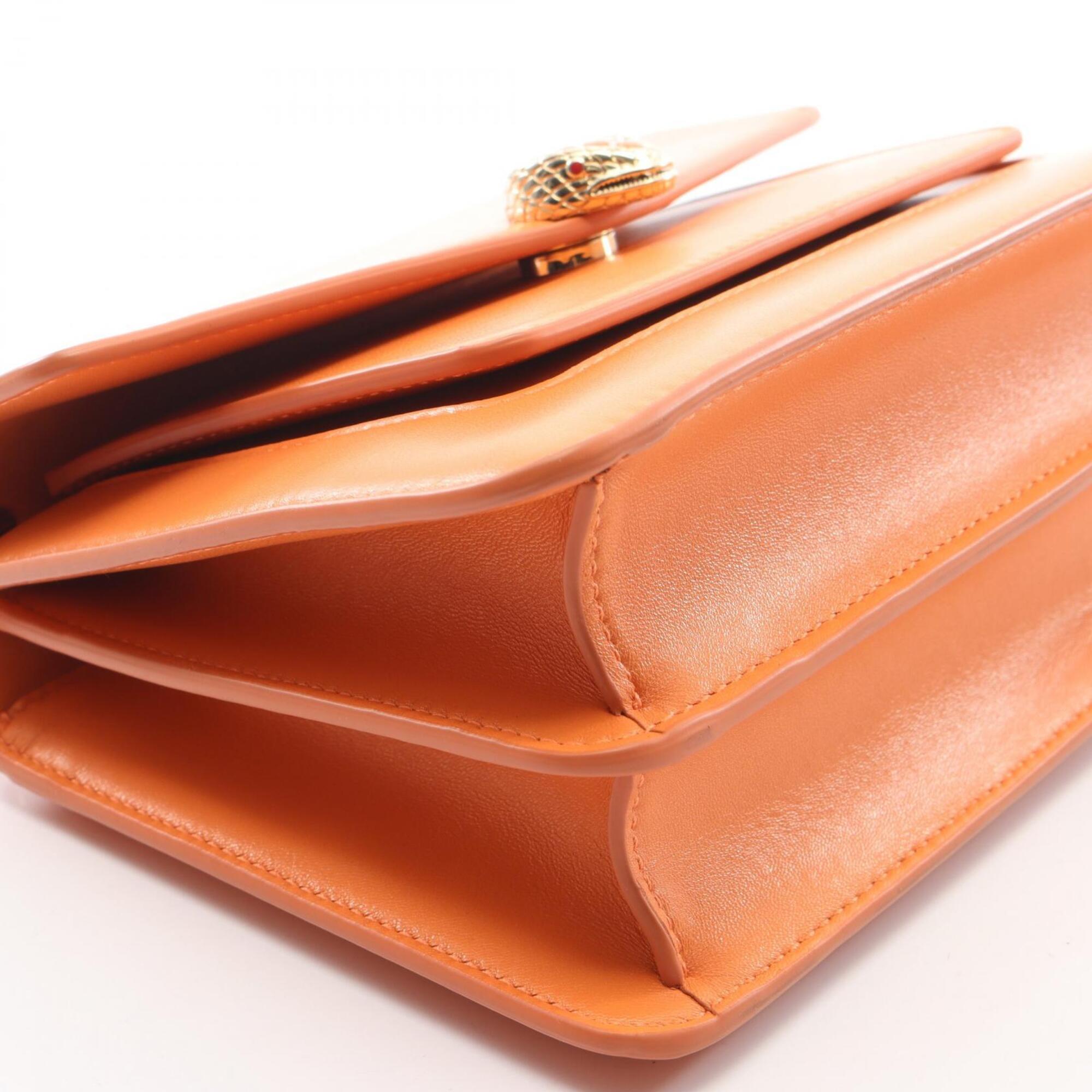 Bvlgari Orange Leather Handbag (Pre-Owned)