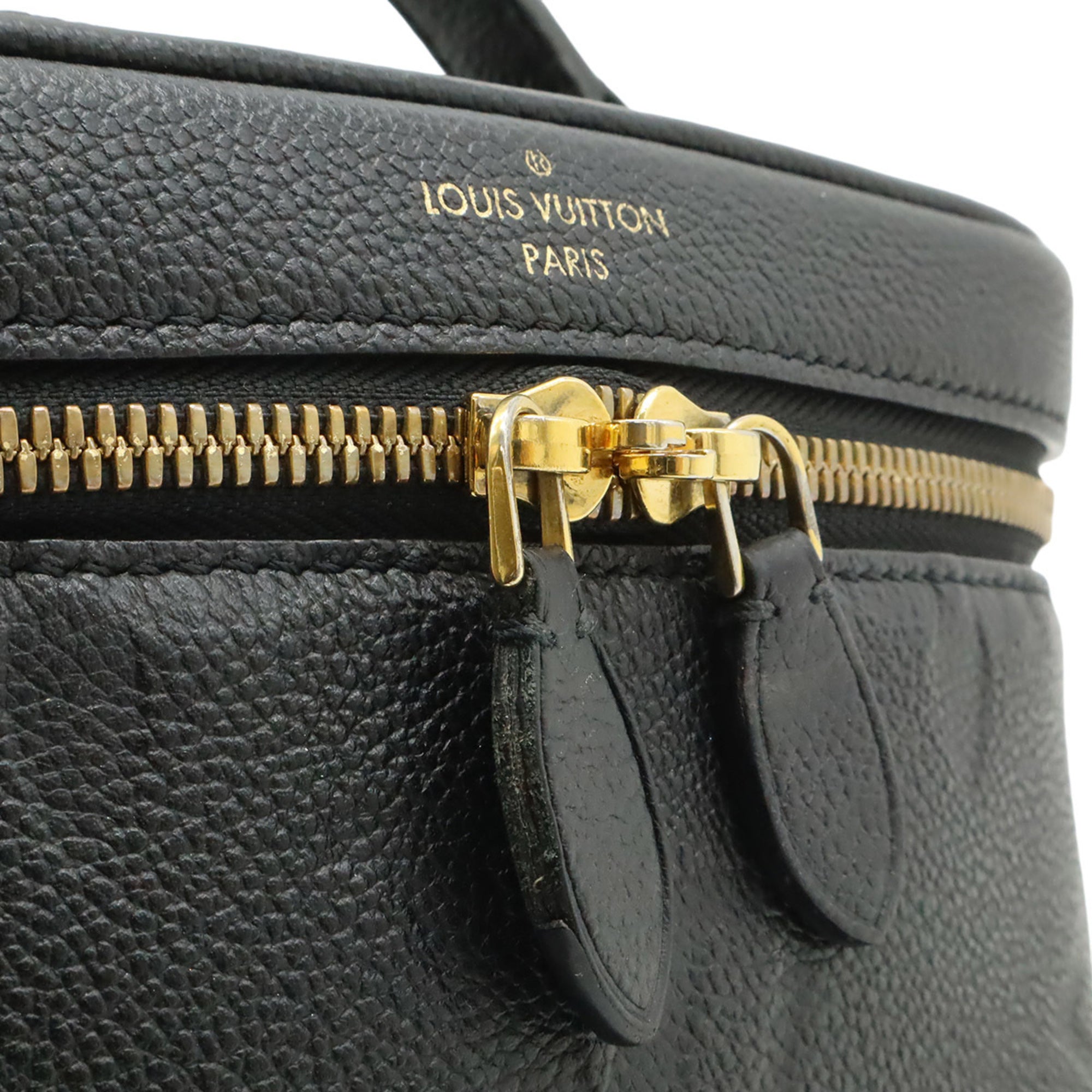 Louis Vuitton Noir Monogram Empreinte Leather Handbag Shoulder Bag (Pre-Owned)