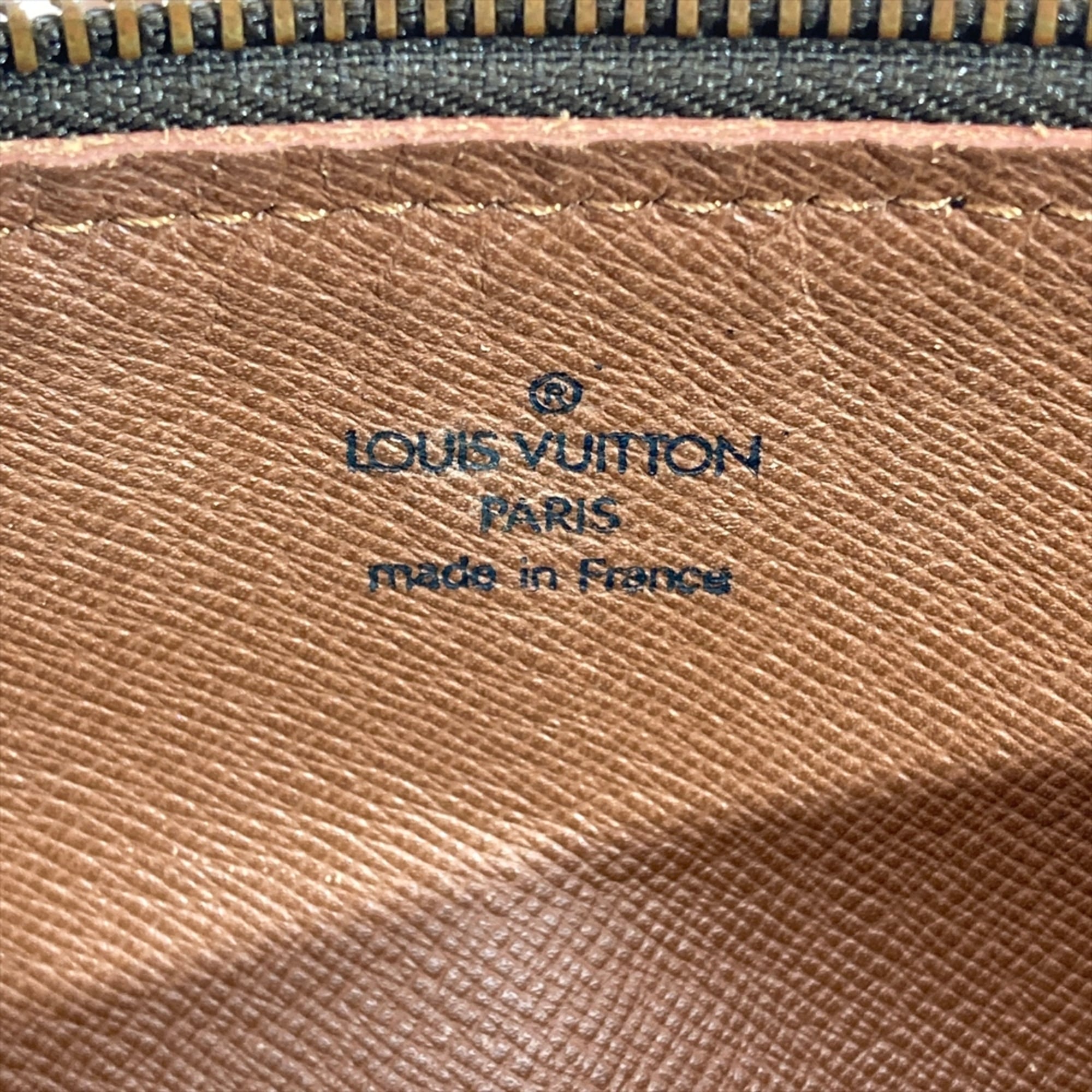 Louis Vuitton Brown Monogram Canvas Handbag Pouch (Pre-Owned)