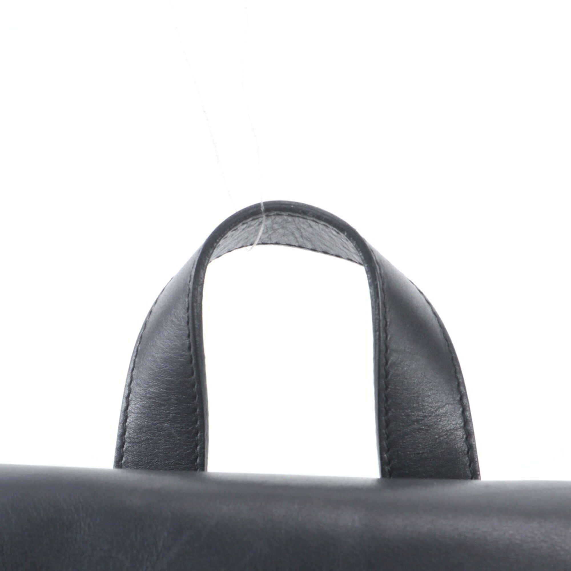 Gucci Black Nylon Leather Backpack Handbag (Pre-Owned)