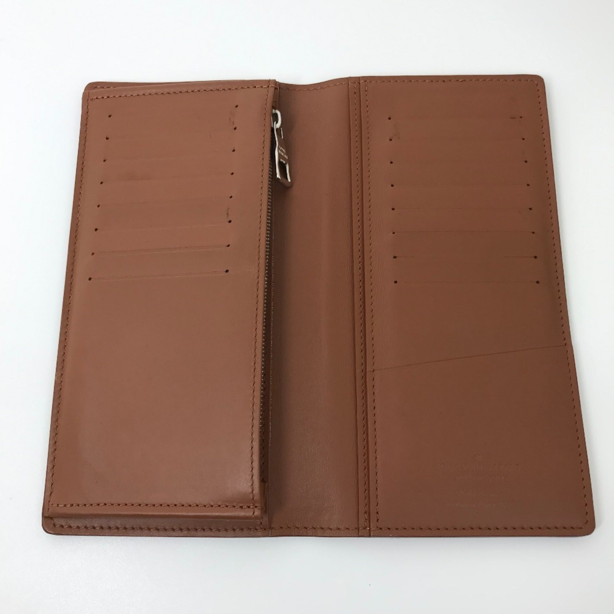Louis Vuitton Brown Epi Leather Long Wallet (Bi-Fold) (Pre-Owned)
