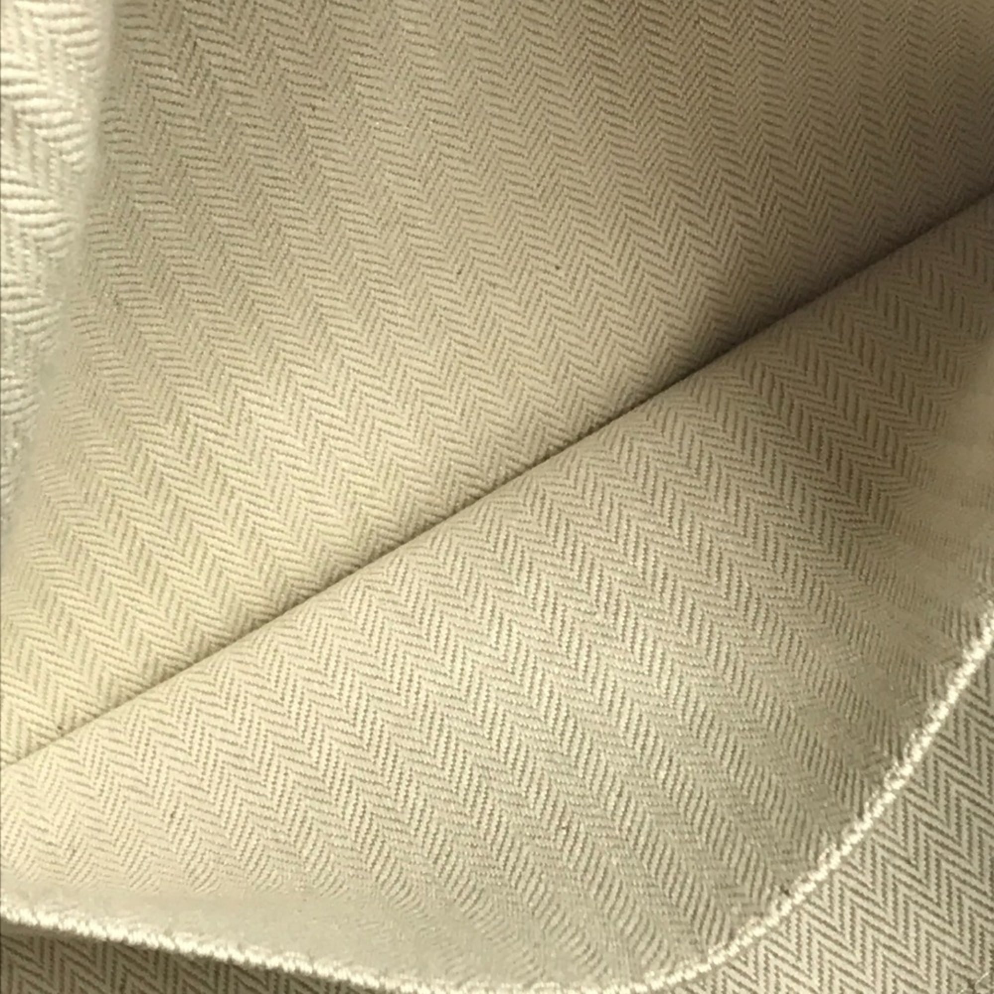 Hermes Beige Cotton Pouch Vanity Bag (Pre-Owned)