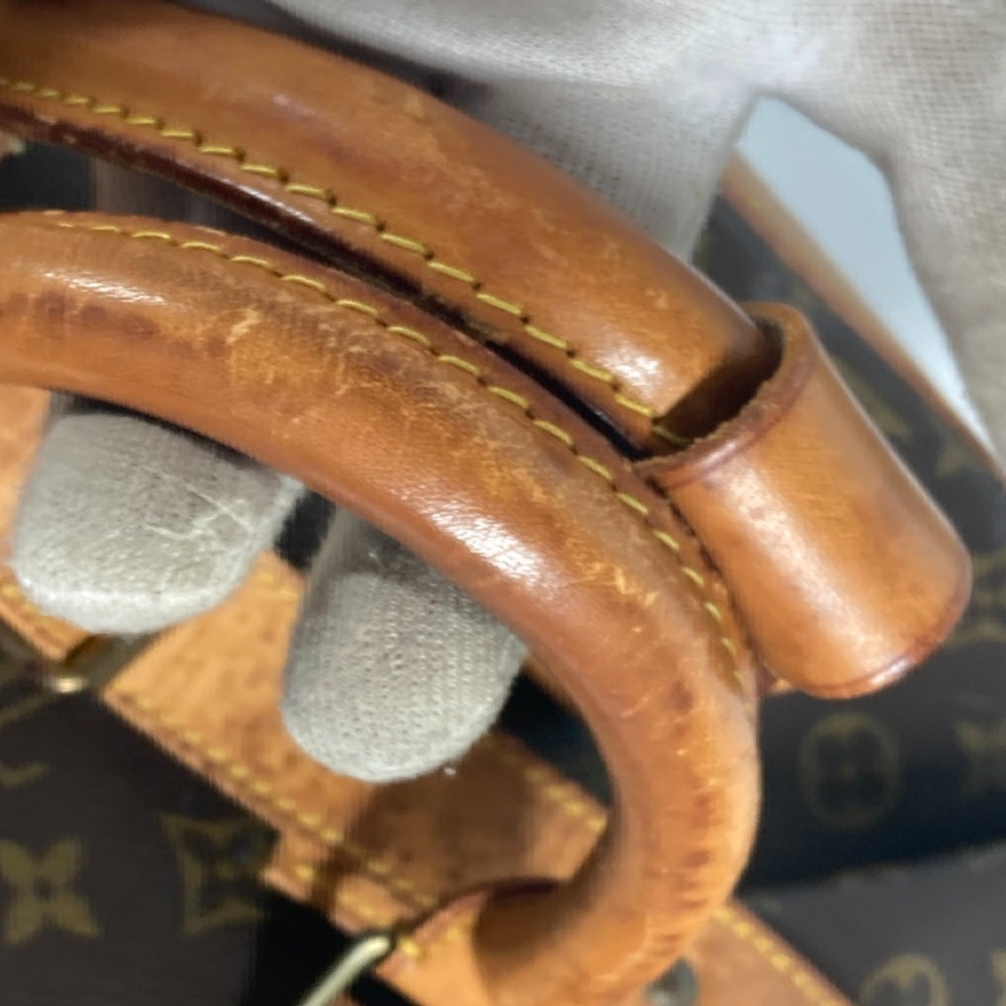 Louis Vuitton Brown Monogram Boston Bag Handbag (Pre-Owned)