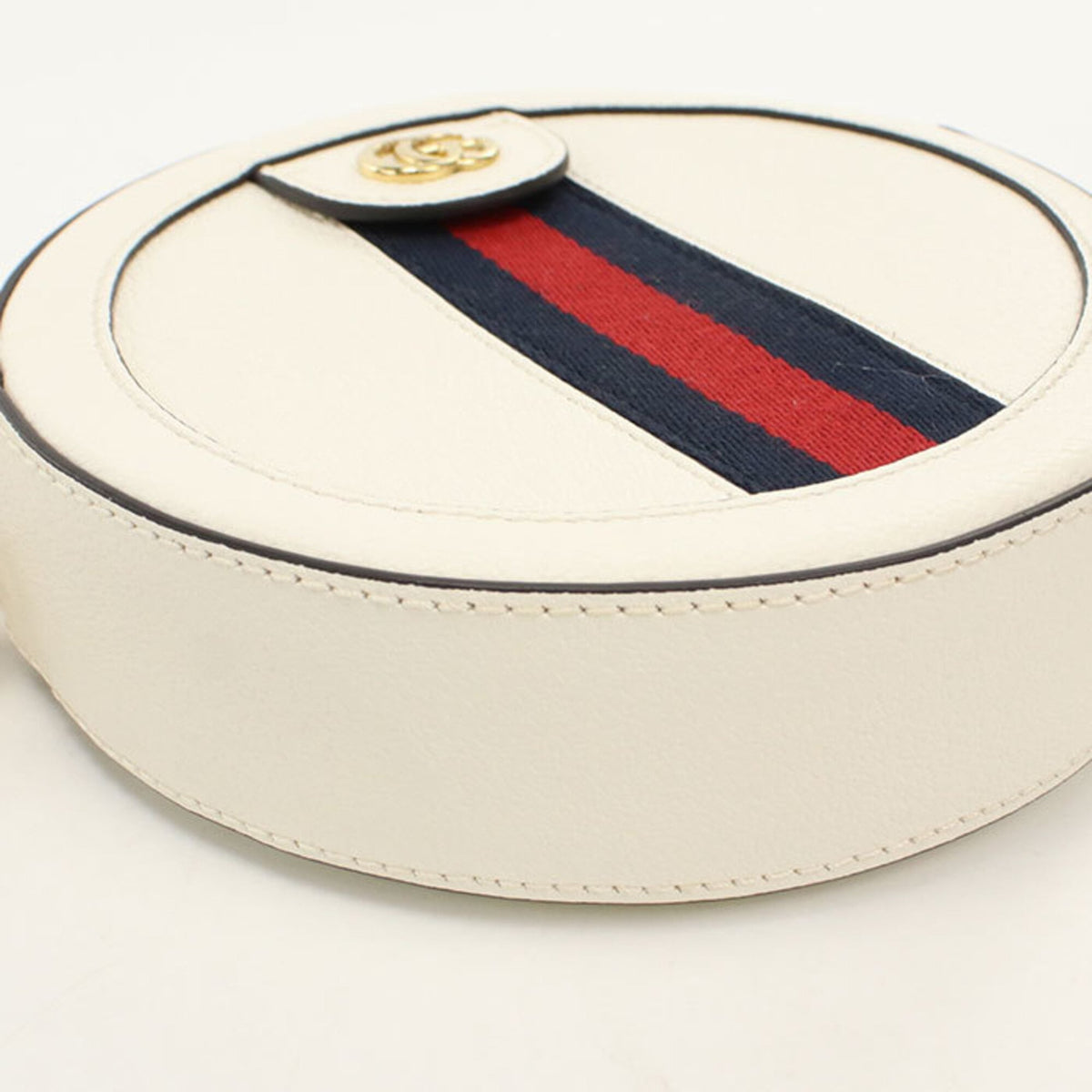 Gucci White Leather Shoulder Bag (Pre-Owned)