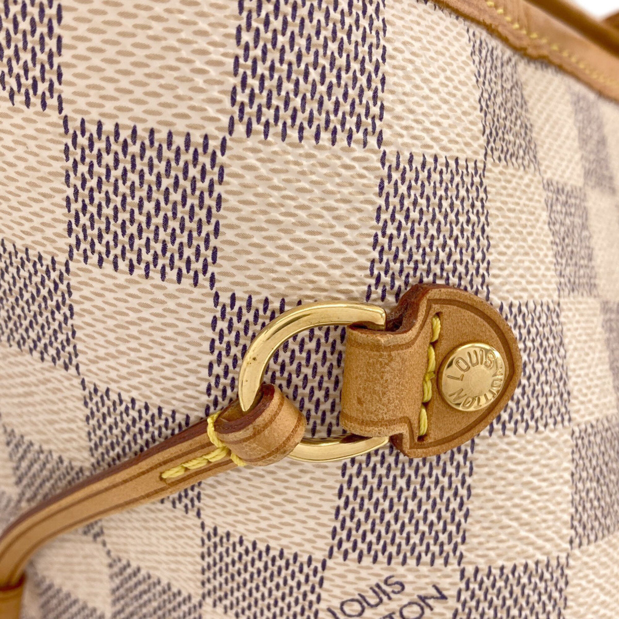 Louis Vuitton Damier Azur Azur Damier Canvas Damier Canvas Tote Bag (Pre-Owned)