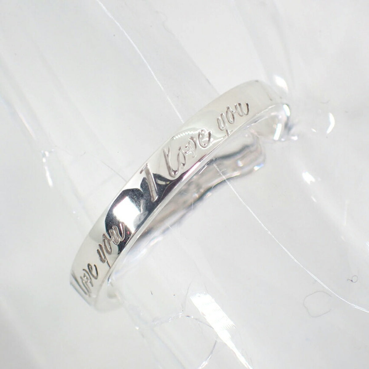 Tiffany Sterling Silver 925 Band Ring (Pre-Owned)