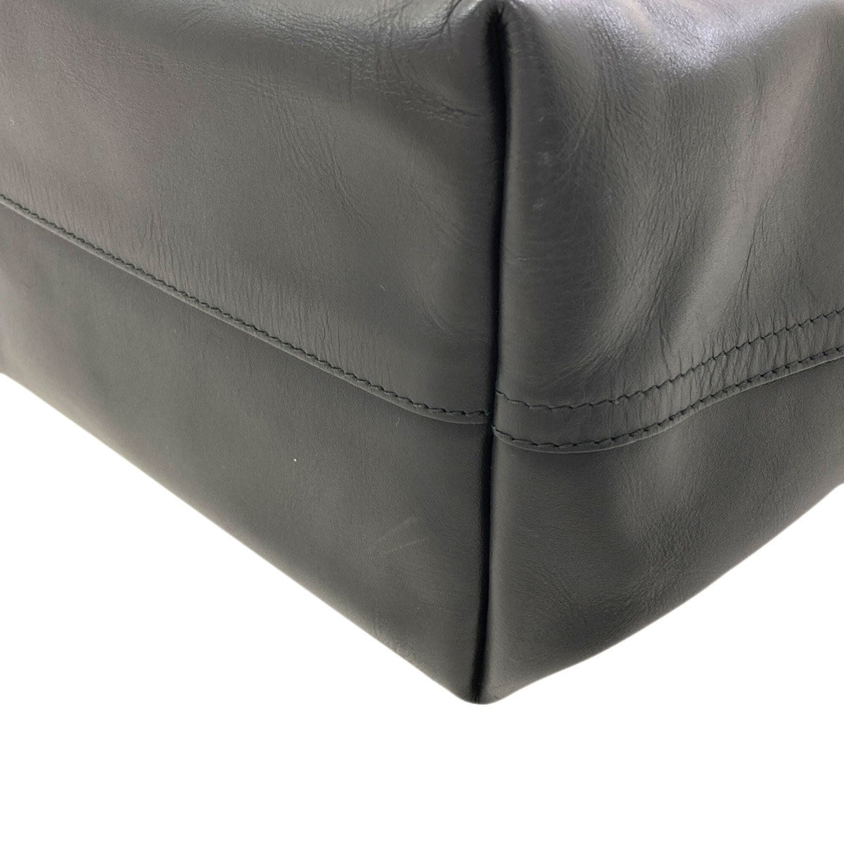 Bottega Veneta Black Leather Handbag (Pre-Owned)