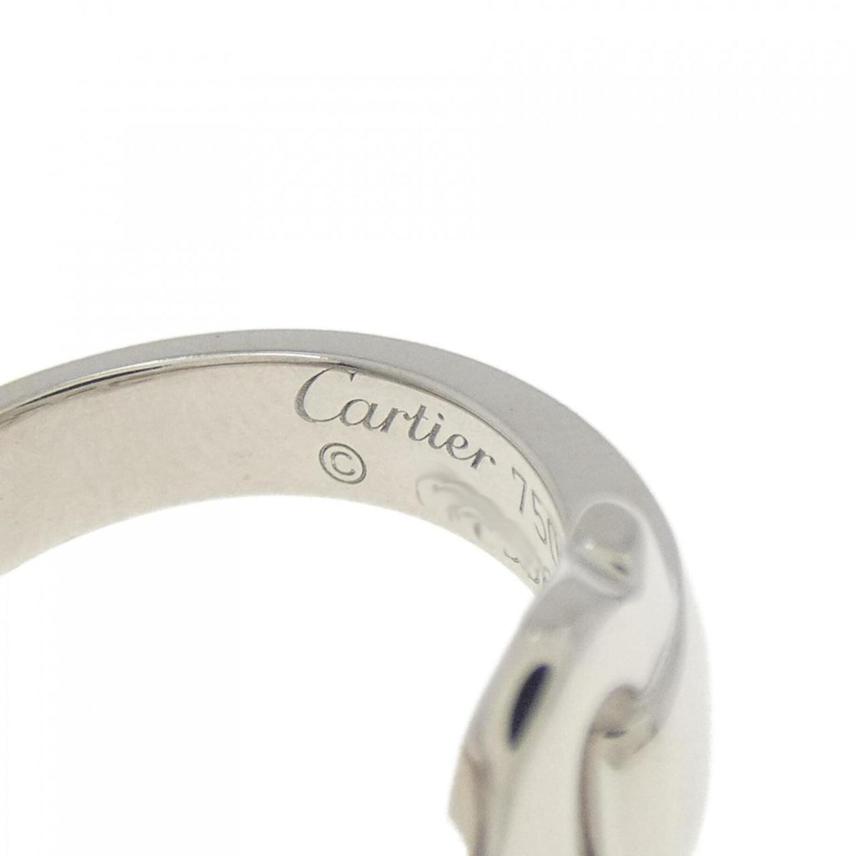 Cartier White Gold White Gold (18K) Band Ring (Pre-Owned)