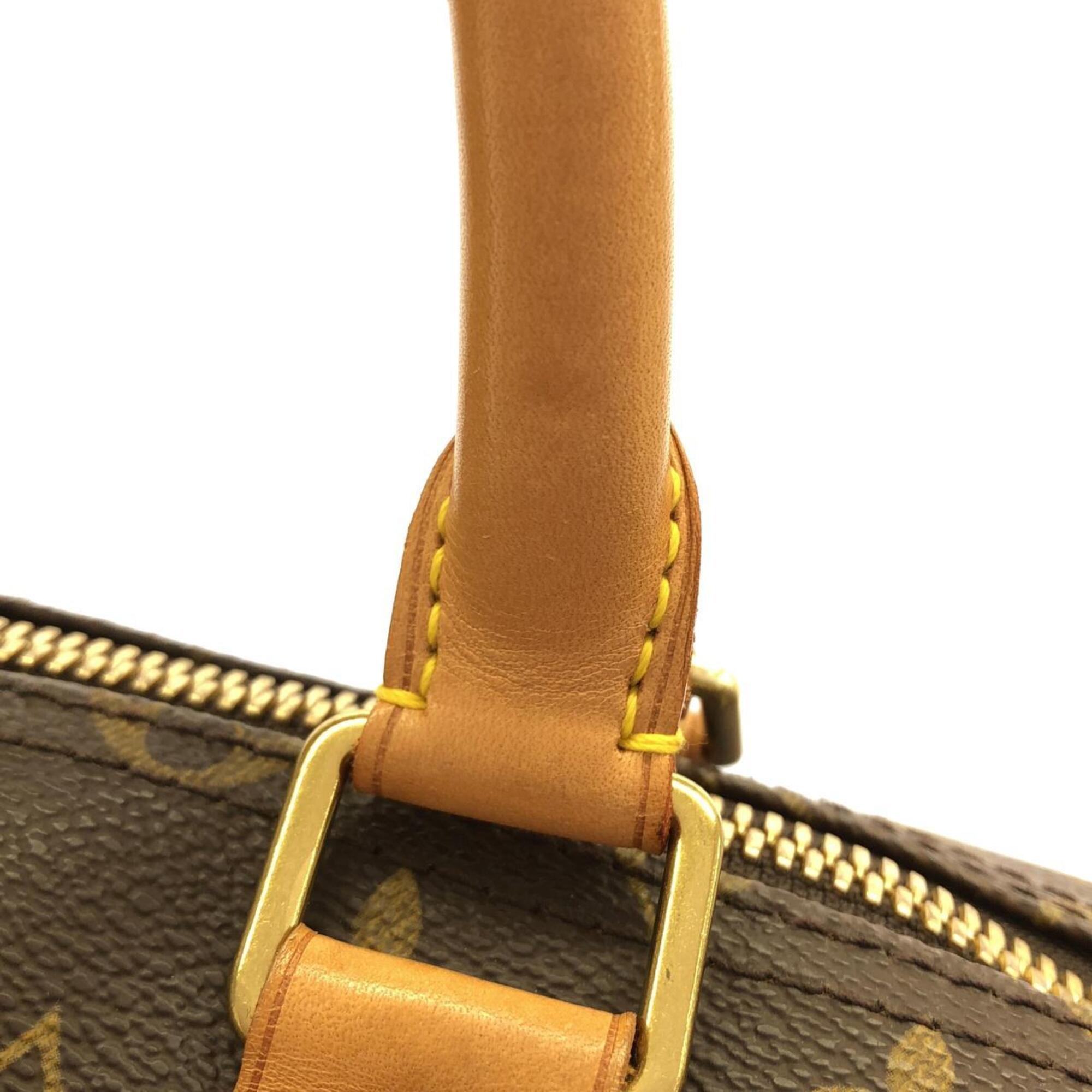 Louis Vuitton Monogram Marron Coated Canvas Boston Bag (Pre-Owned)