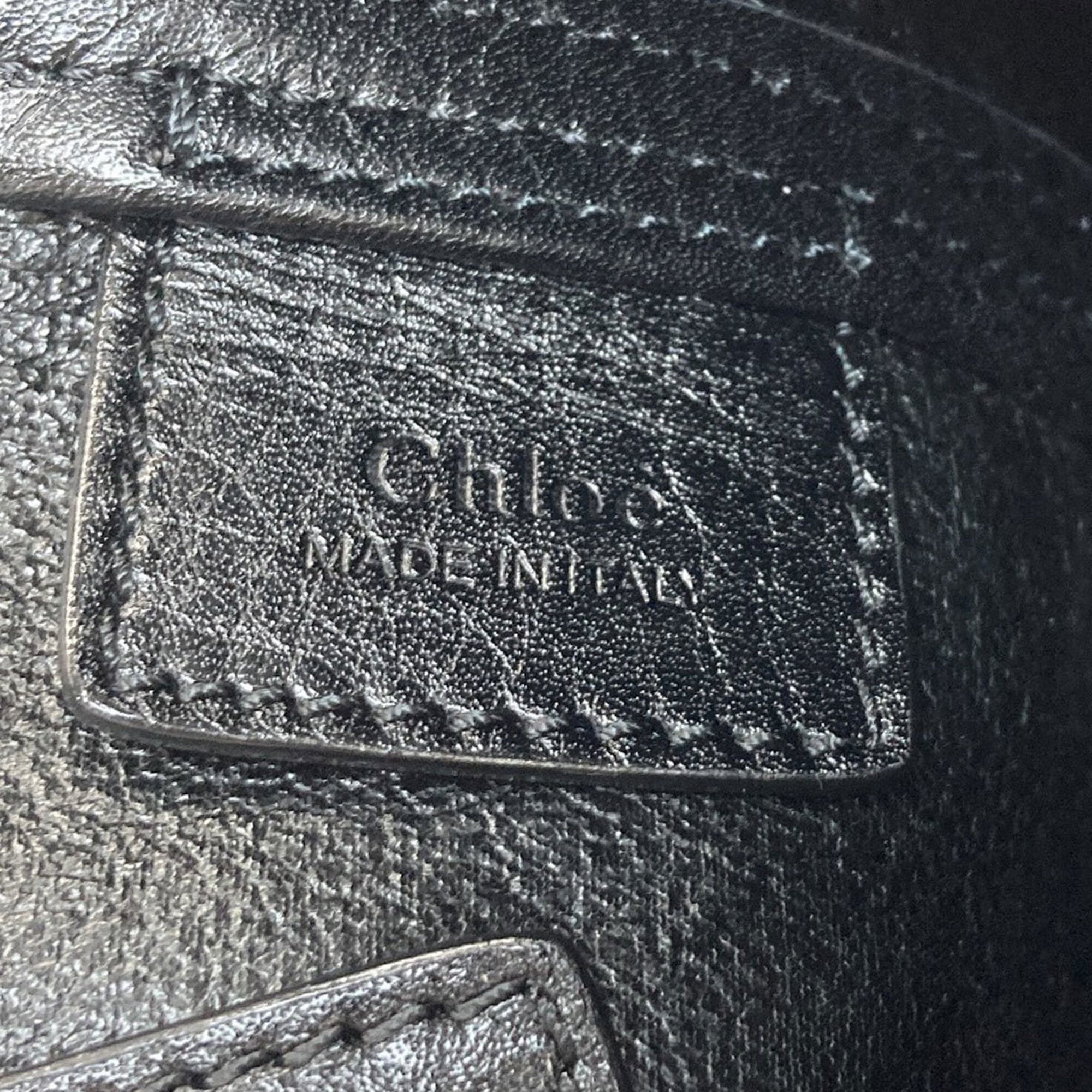 Chloé Black Leather Handbag (Pre-Owned)