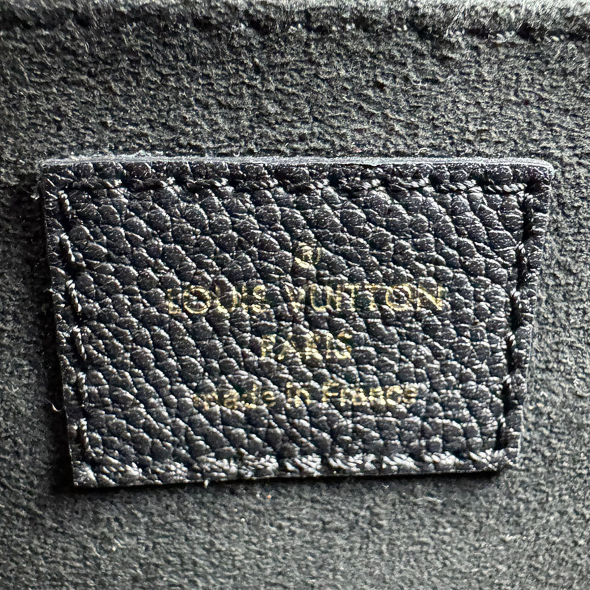 Louis Vuitton Beige Black Monogram Empreinte Shoulder Bag (Pre-Owned)