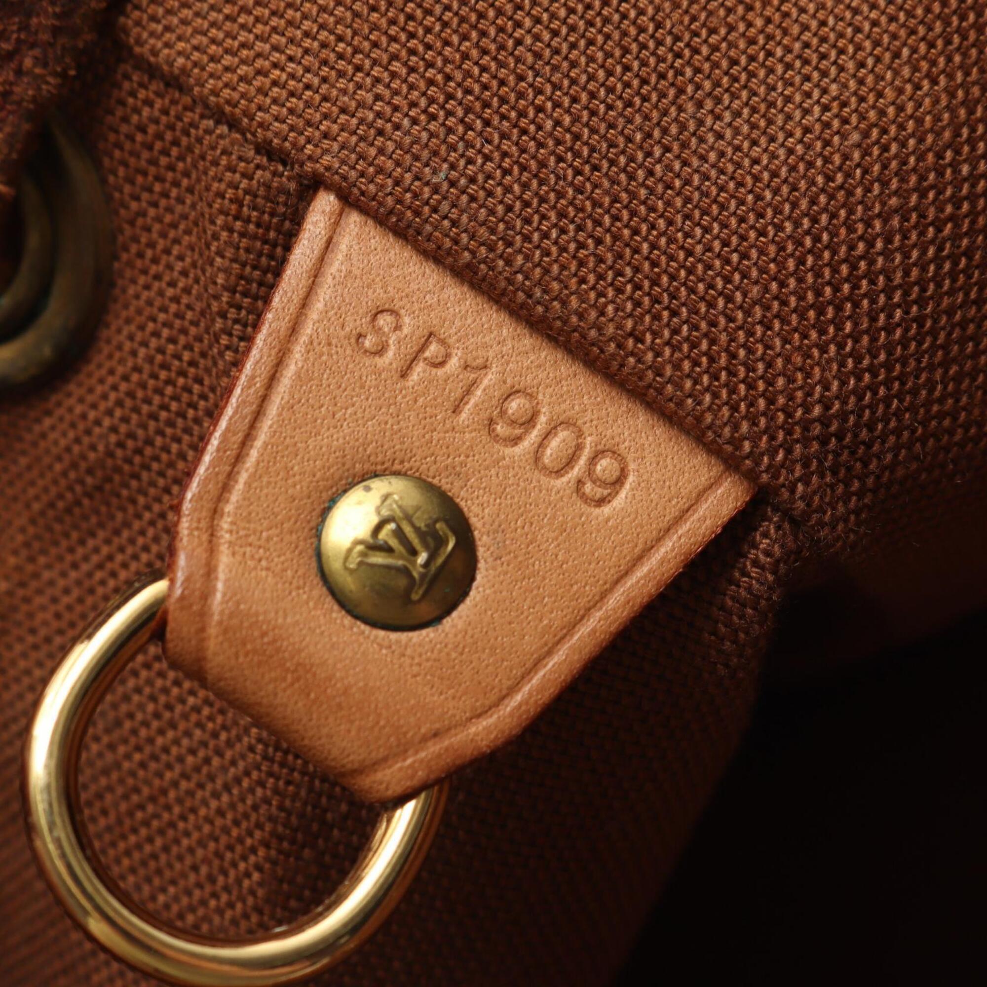 Louis Vuitton Brown Monogram Pvc Coated Canvas Leather Backpack (Pre-Owned)