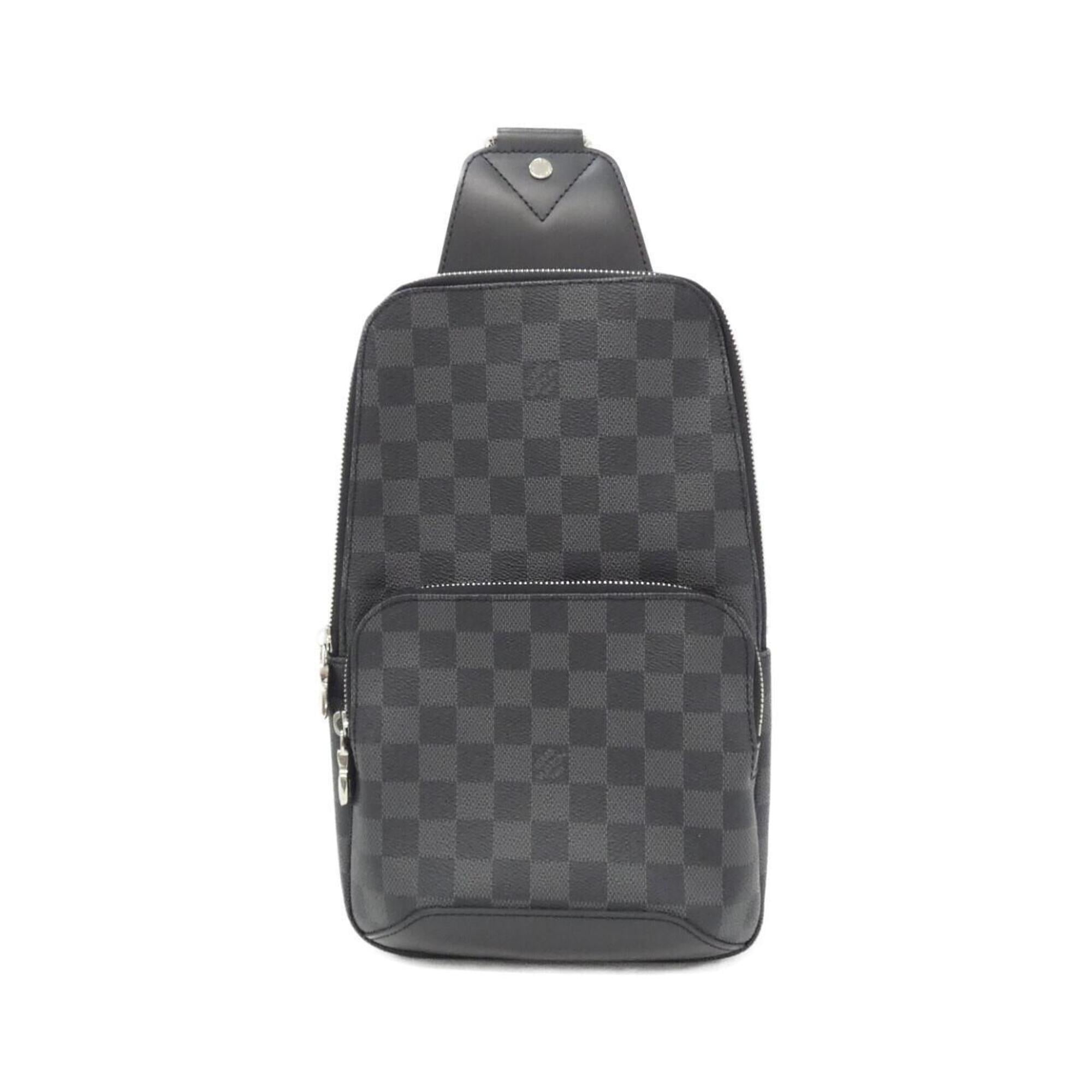 Louis Vuitton Damier Graphite Graphite Coated Canvas Shoulder Bag (Pre-Owned)