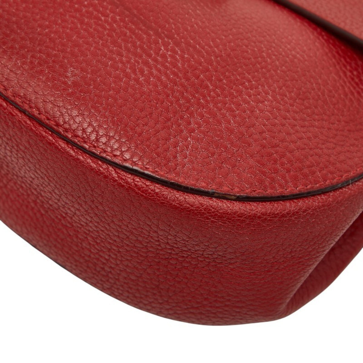 Chloé Red Color Leather Shoulder Bag (Pre-Owned)
