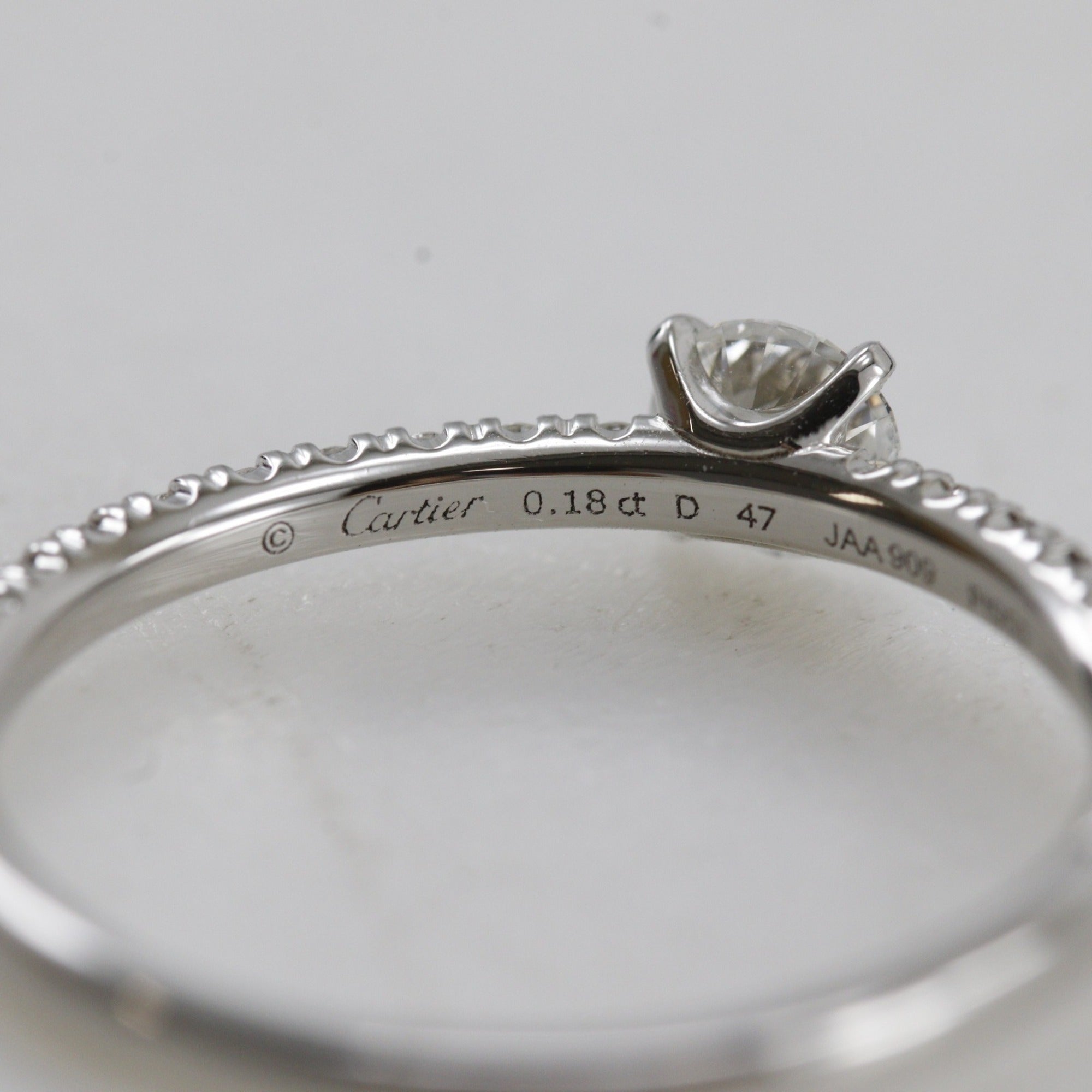 Cartier Platinum 950 Band Ring (Pre-Owned)