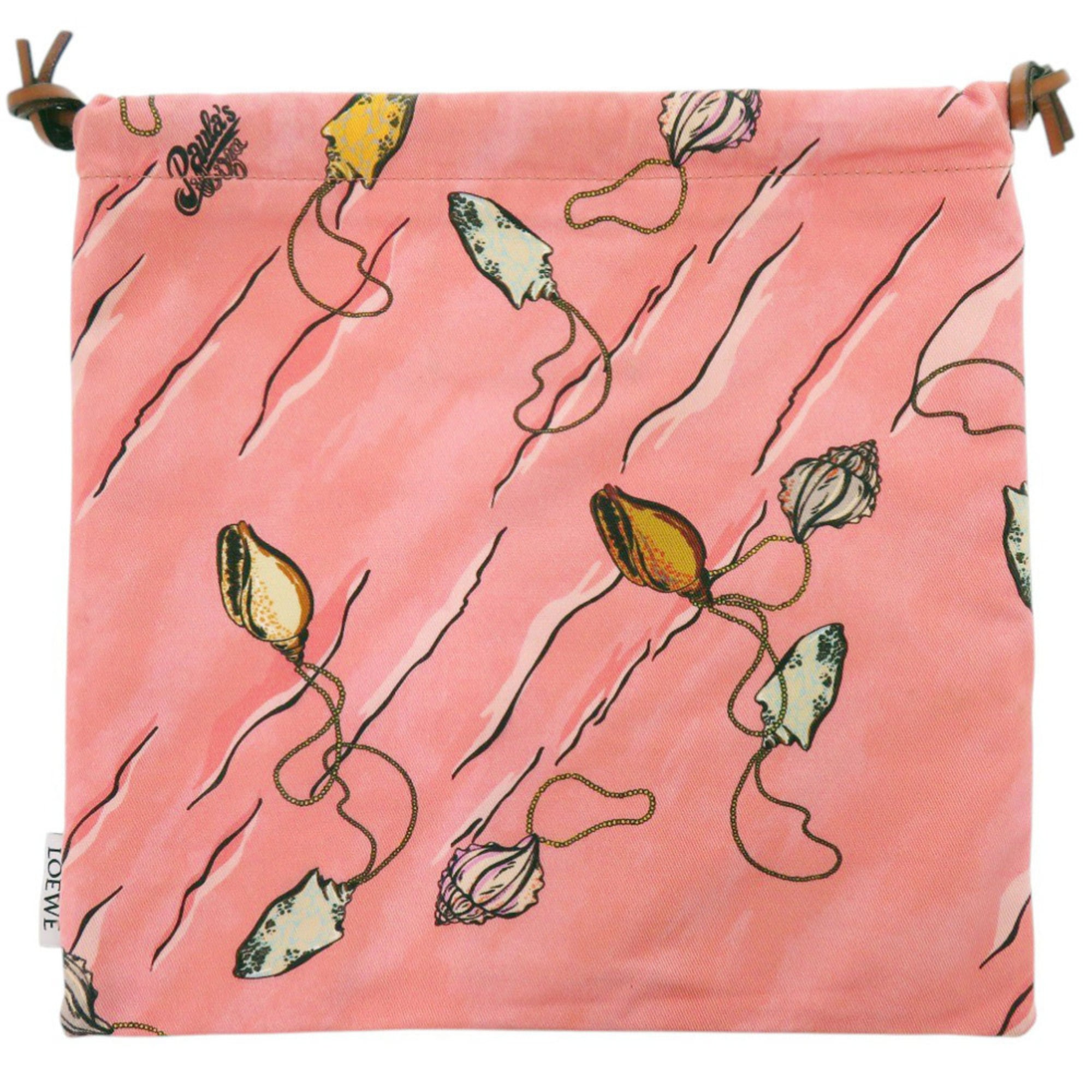Loewe Pink Cotton Pouch (Pre-Owned)