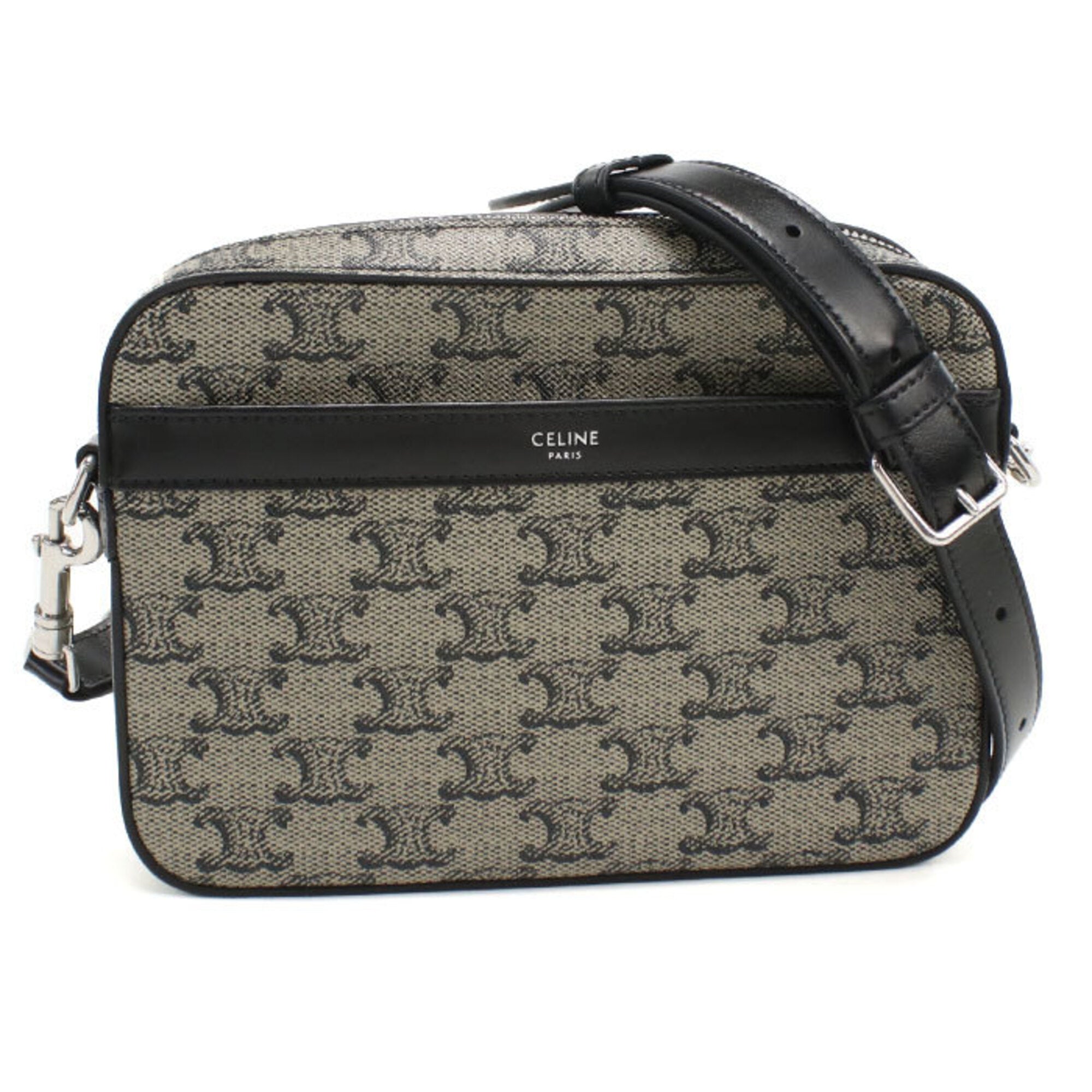 Celine Gray Pvc Shoulder Bag (Pre-Owned)