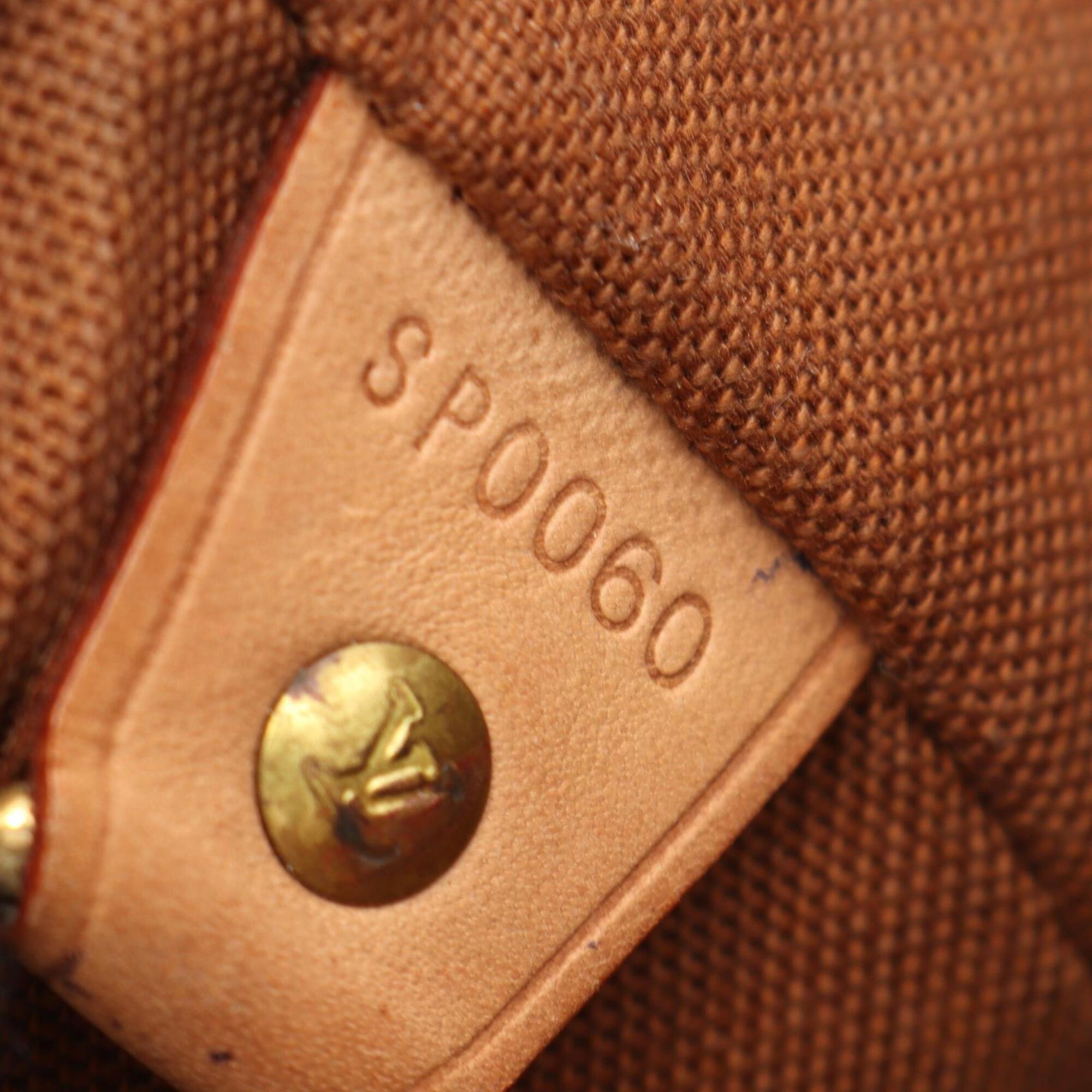 Louis Vuitton Brown Monogram Coated Canvas Pvc Leather Backpack Handbag (Pre-Owned)