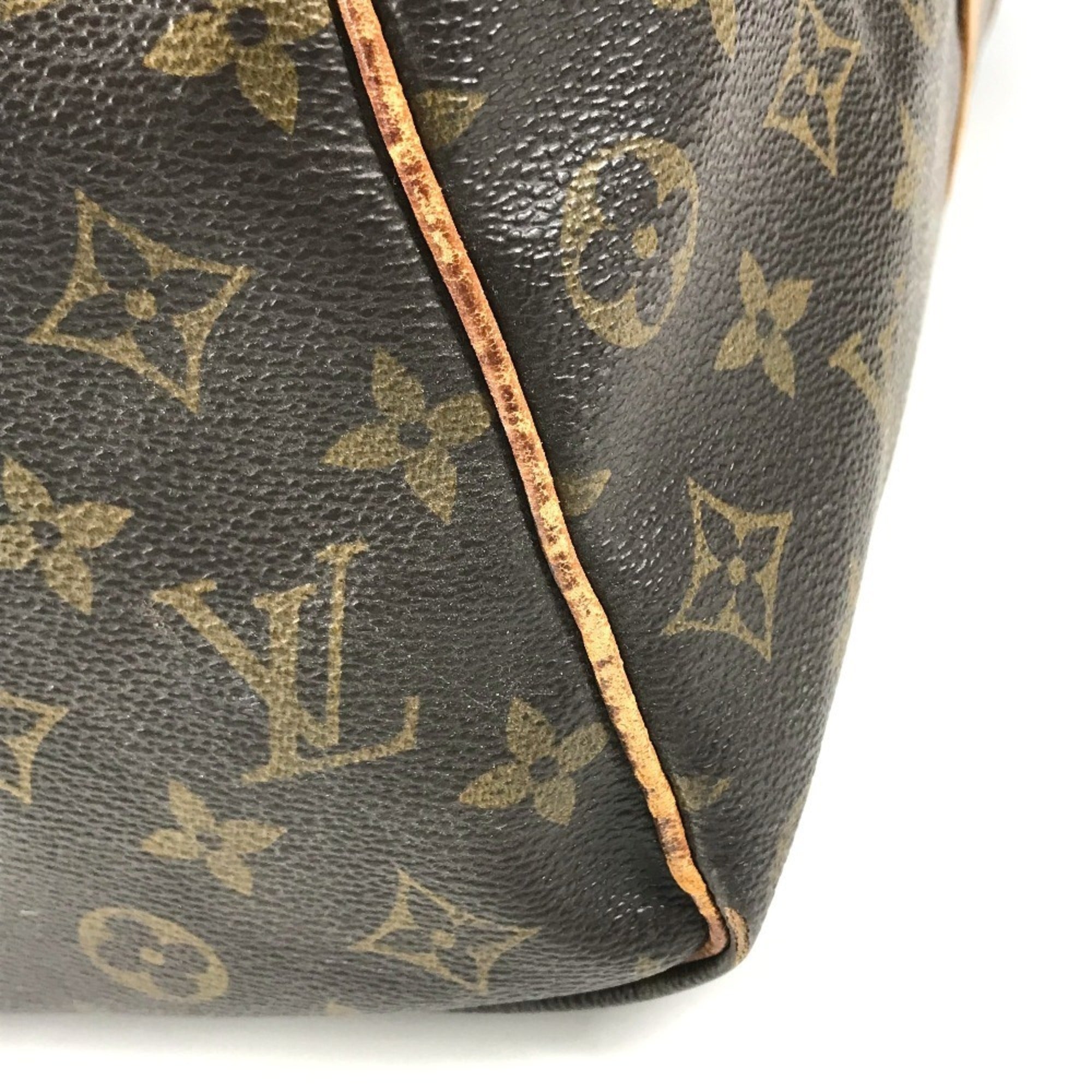 Louis Vuitton Brown Galle Monogram Monogram Boston Bag Handbag (Pre-Owned)
