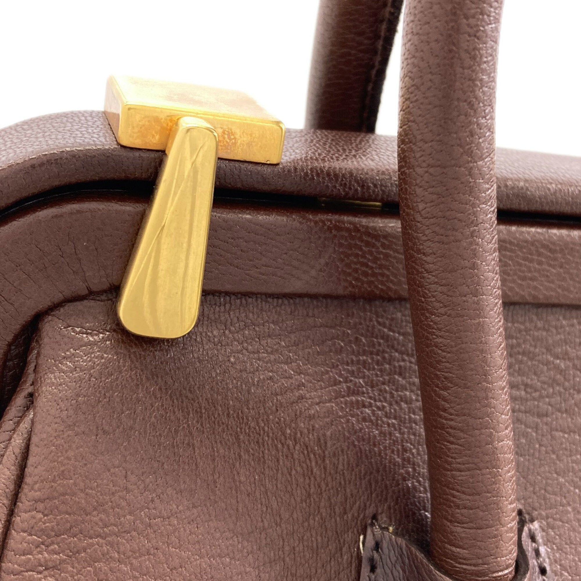 Prada Brown Leather Handbag (Pre-Owned)