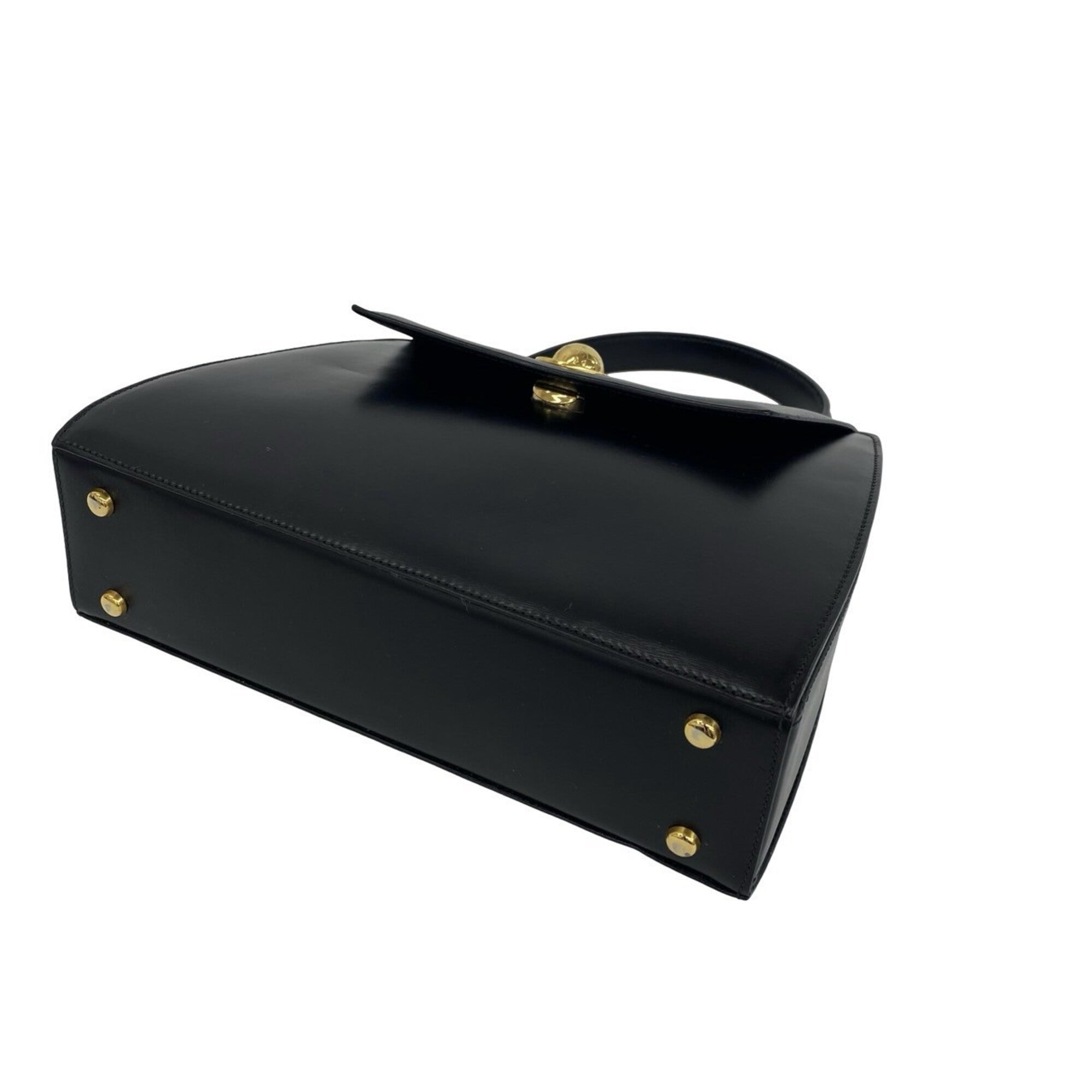 Celine Black Leather Handbag Shoulder Bag (Pre-Owned)