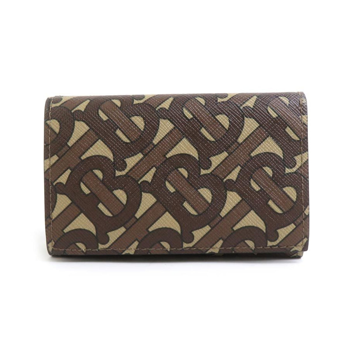 Burberry Brown Coated Canvas Wallet (Tri-Fold) (Pre-Owned)