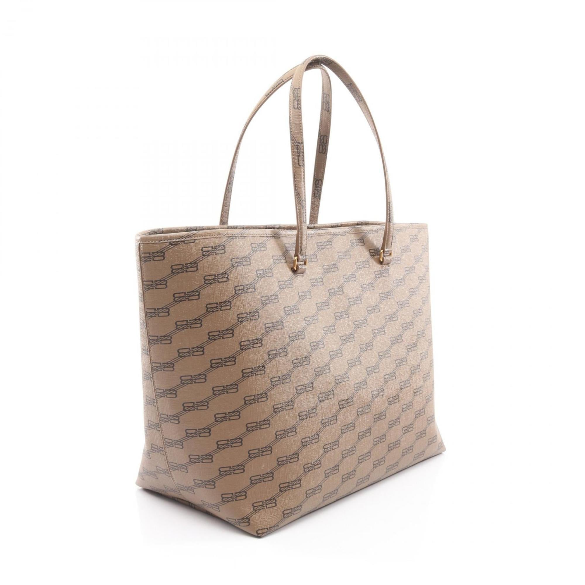 Balenciaga Gray Coated Canvas Tote Bag (Pre-Owned)
