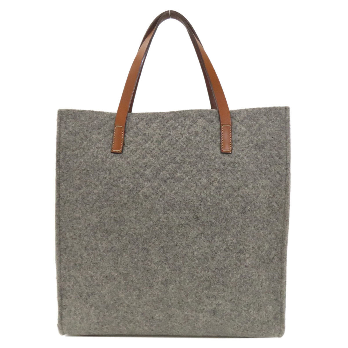 Gucci Gray Felt Tote Bag (Pre-Owned)