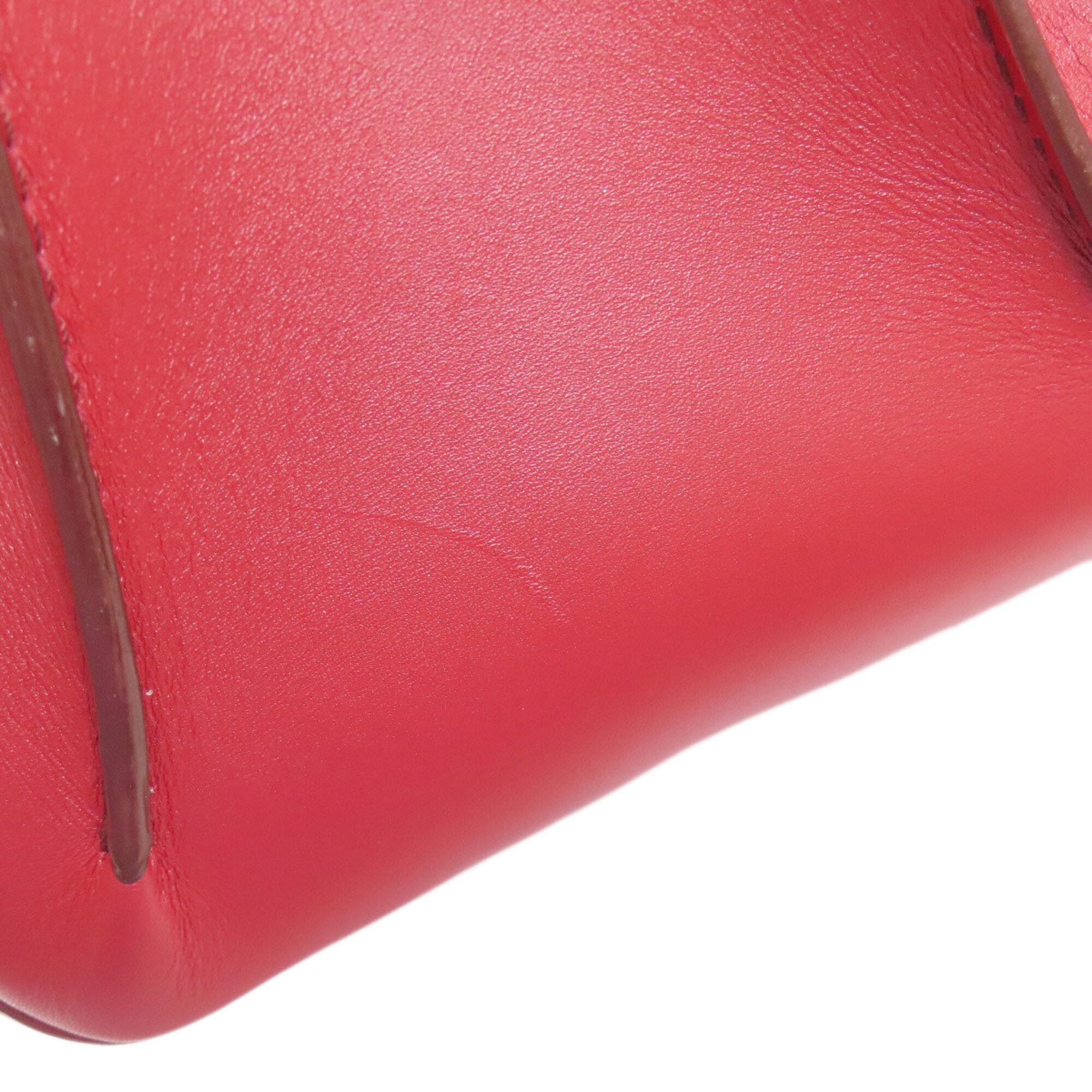 Tod's Red Color Leather Handbag (Pre-Owned)