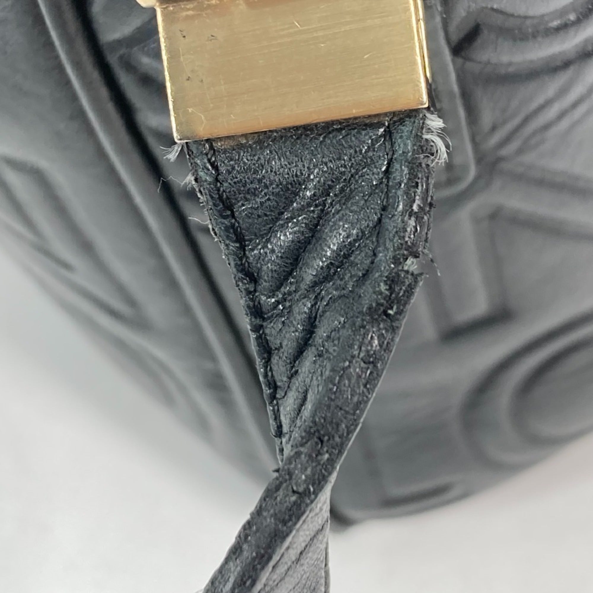 Louis Vuitton Black Galle Monogram Monogram Handbag Shoulder Bag (Pre-Owned)