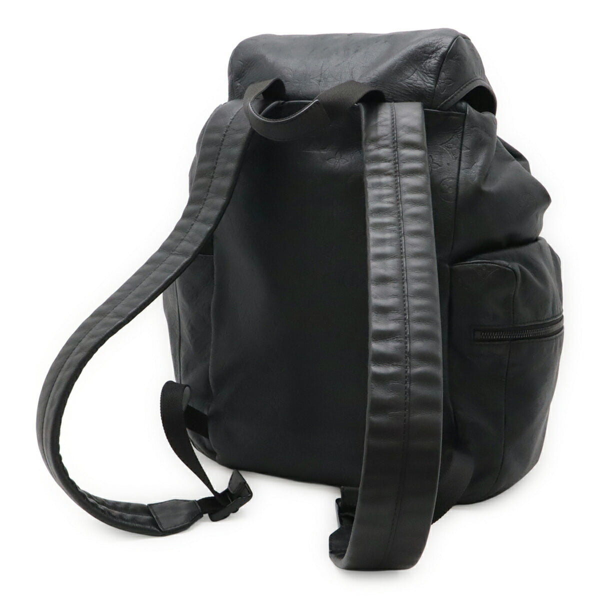 Louis Vuitton Monogram Shadow Black Noir Monogram Shadow Backpack (Pre-Owned)