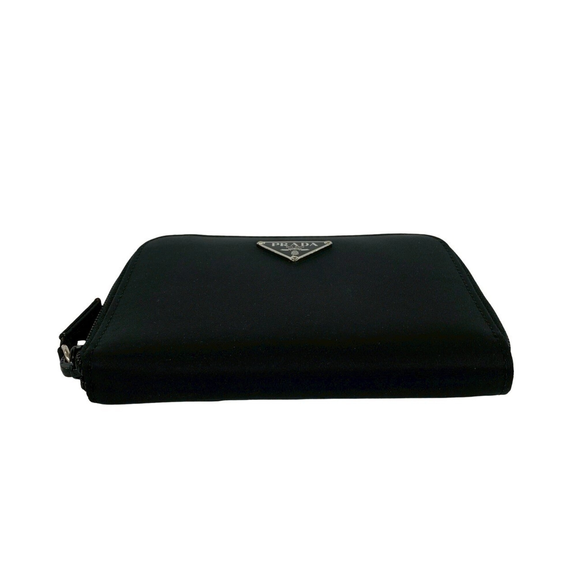 Prada Black Nylon Wallet (Bi-Fold) (Pre-Owned)