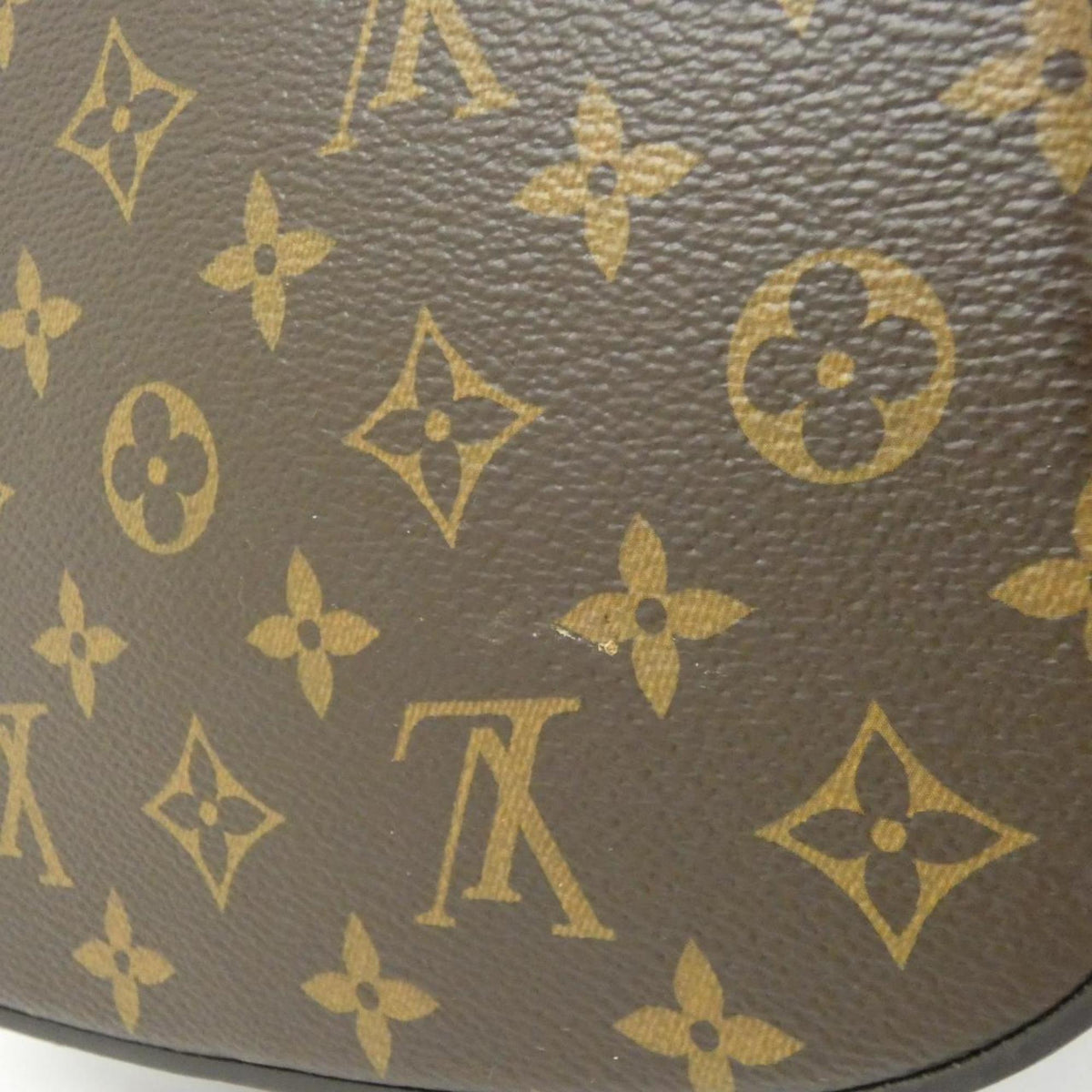 Louis Vuitton Marron Coated Canvas Backpack (Pre-Owned)