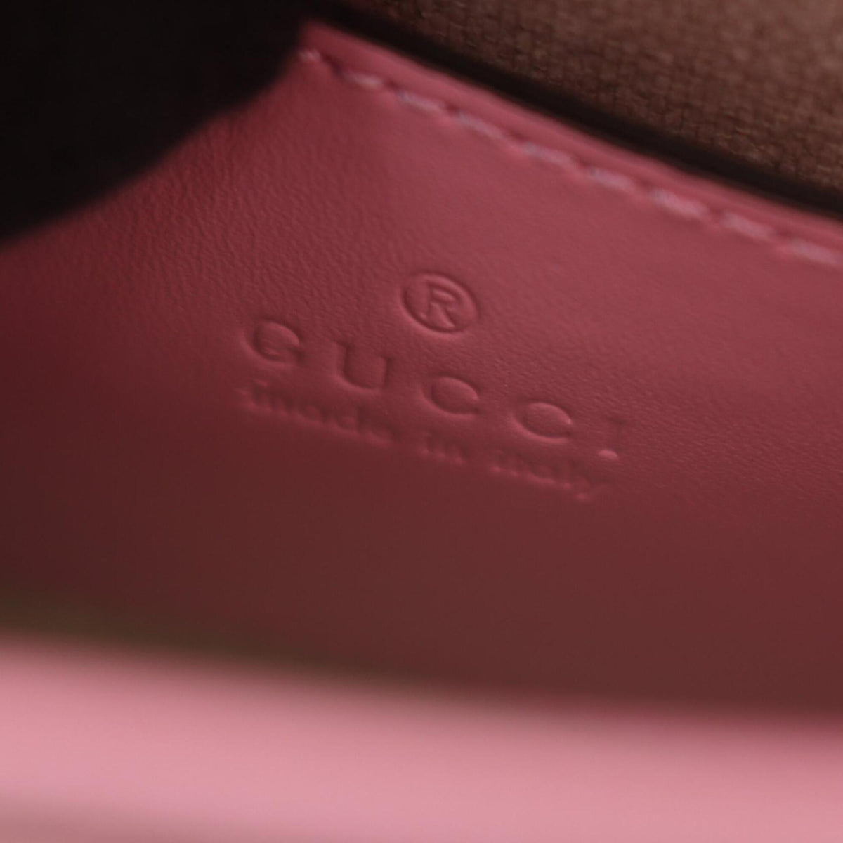 Gucci Pink Leather Handbag (Pre-Owned)