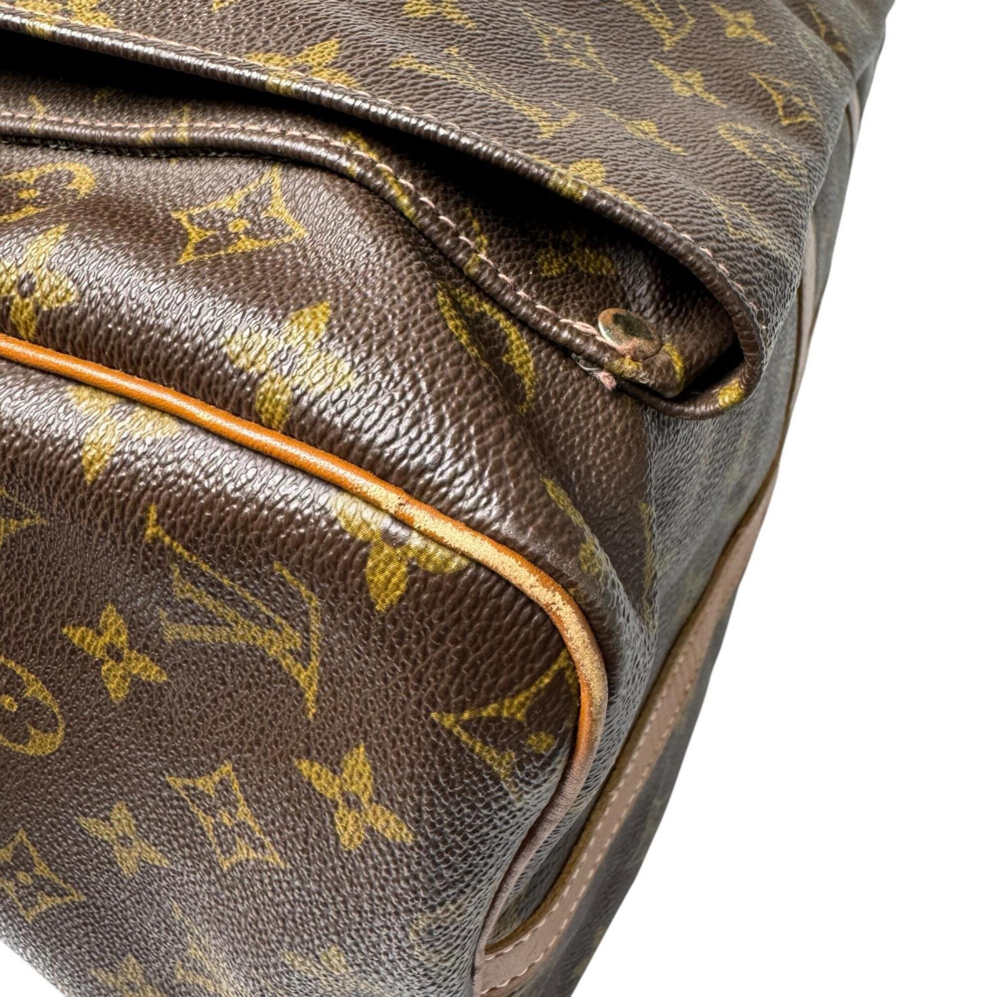 Louis Vuitton Brown Leather Pvc Boston Bag (Pre-Owned)